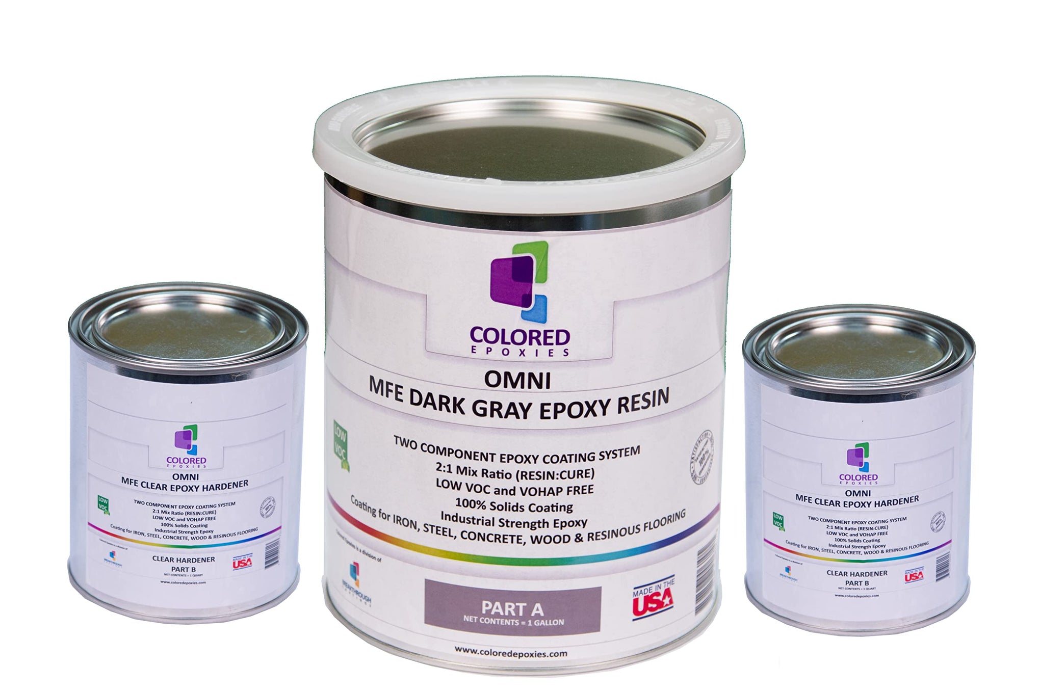 Dark Gray Epoxy Resin for Bar Tops (1920 Fl Oz)