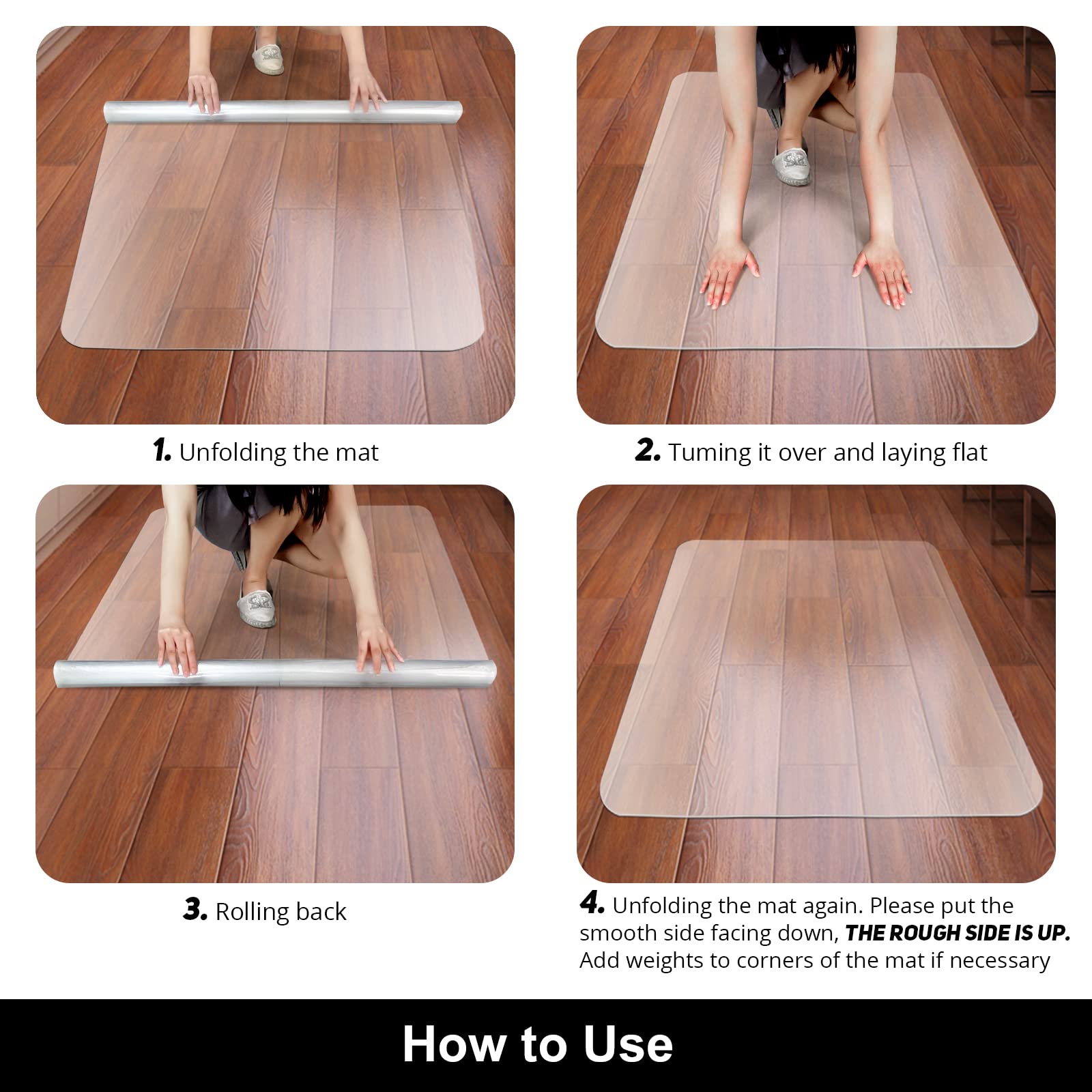 Office Chair Mat for Hardwood Floor
