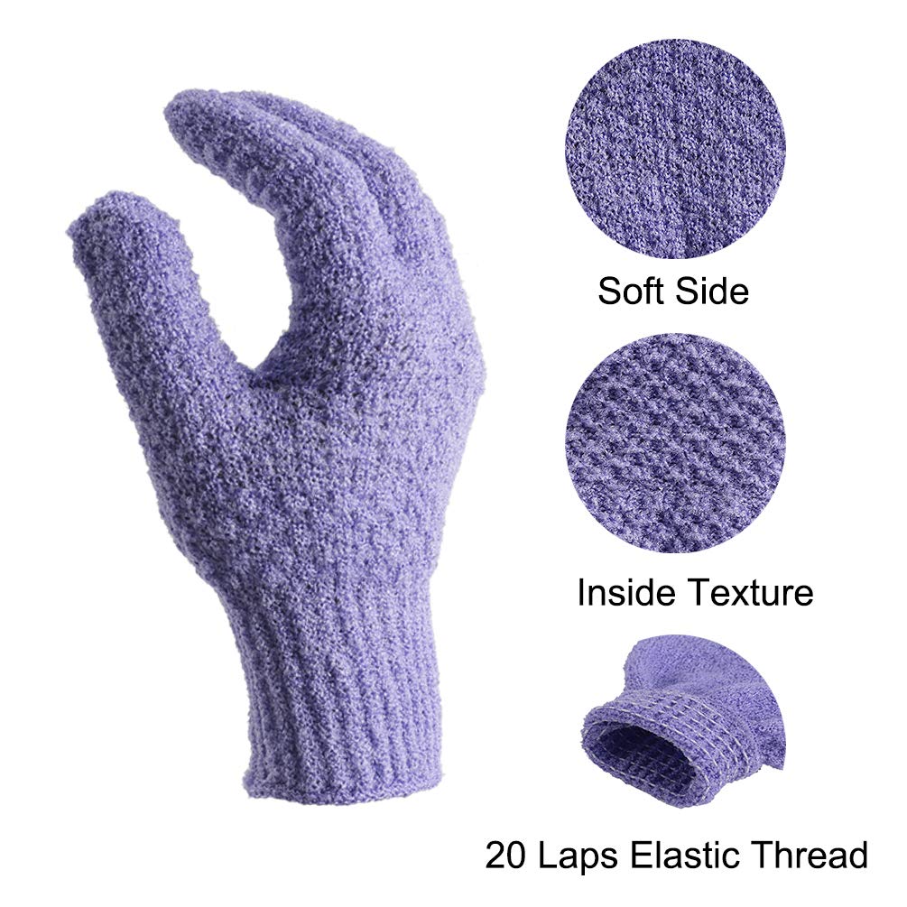 Bath Exfoliating Gloves Scrub (4 Count)