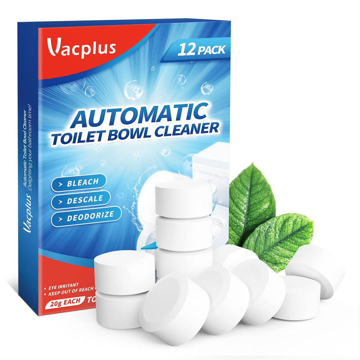Toilet Bowl Cleaner Tablets 12 PACK (12 Count)