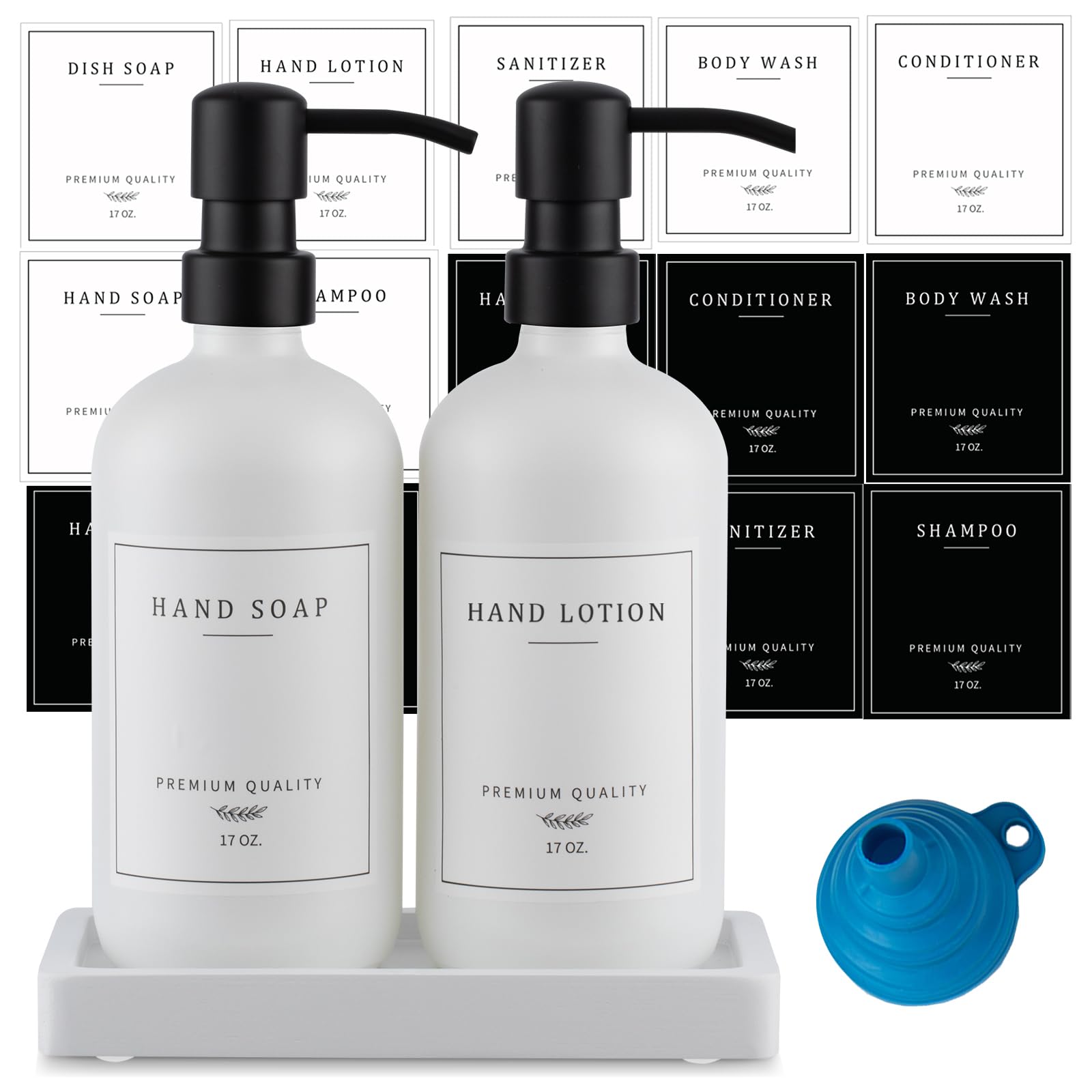 Thick Glass Soap Dispenser