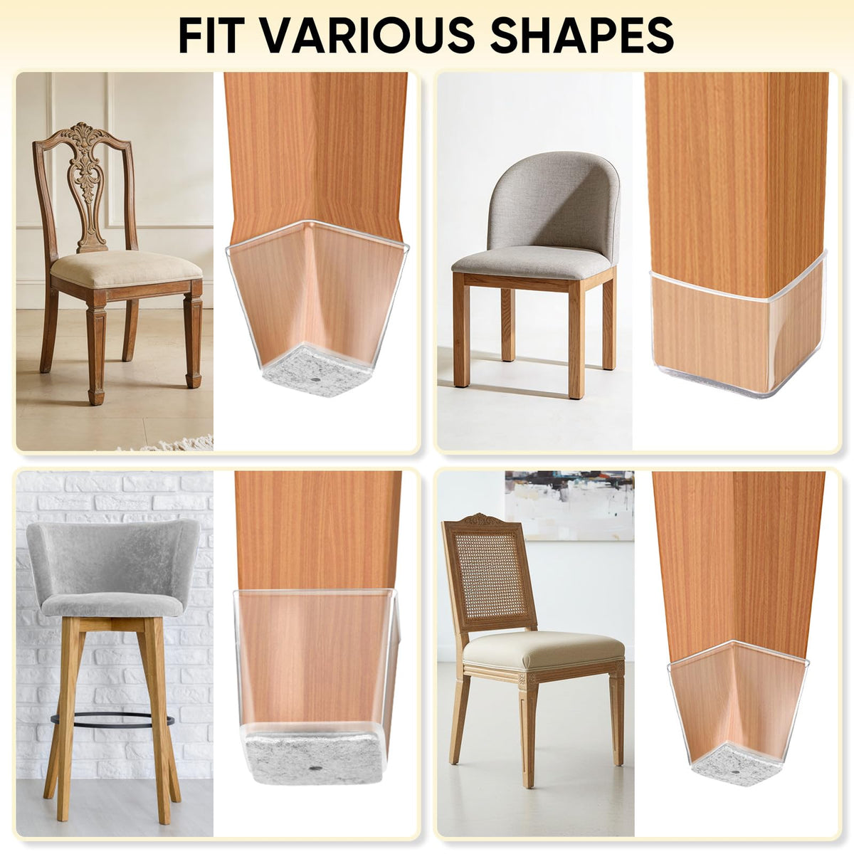 Silicone Chair Leg Floor Protectors