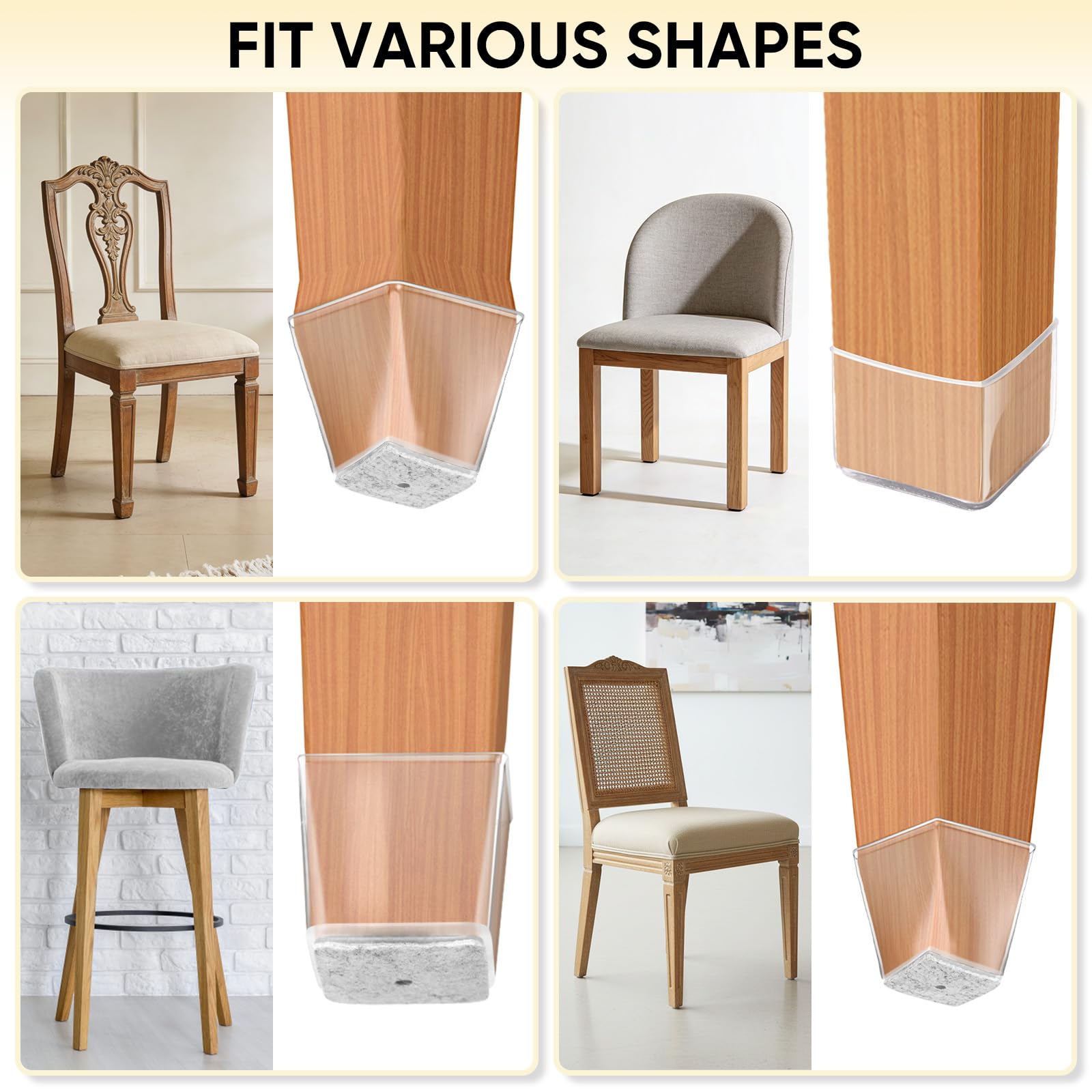 Silicone Chair Leg Floor Protectors