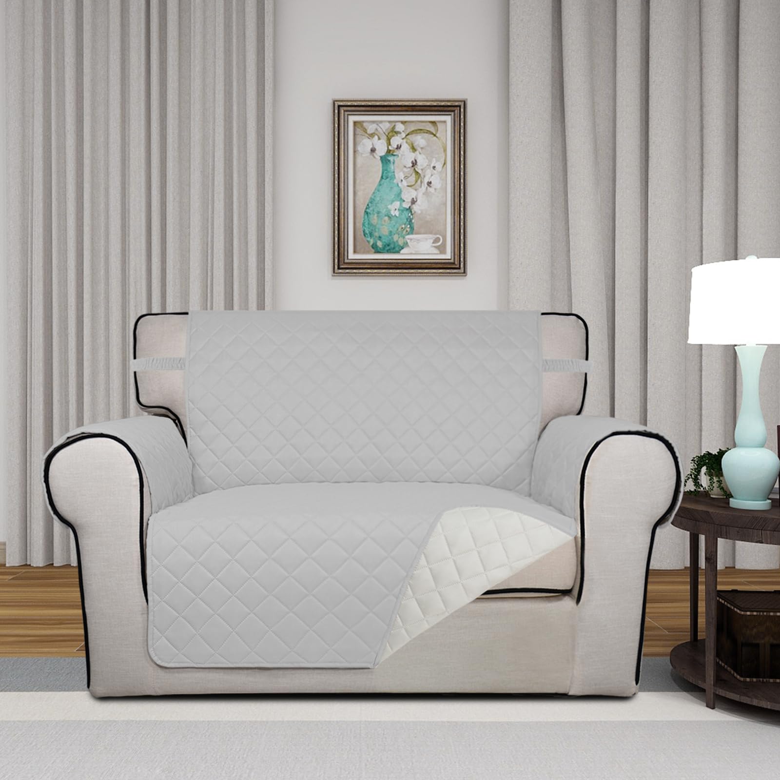 Reversible Quilted Sofa Cover Dog Couch Covers for Sofa