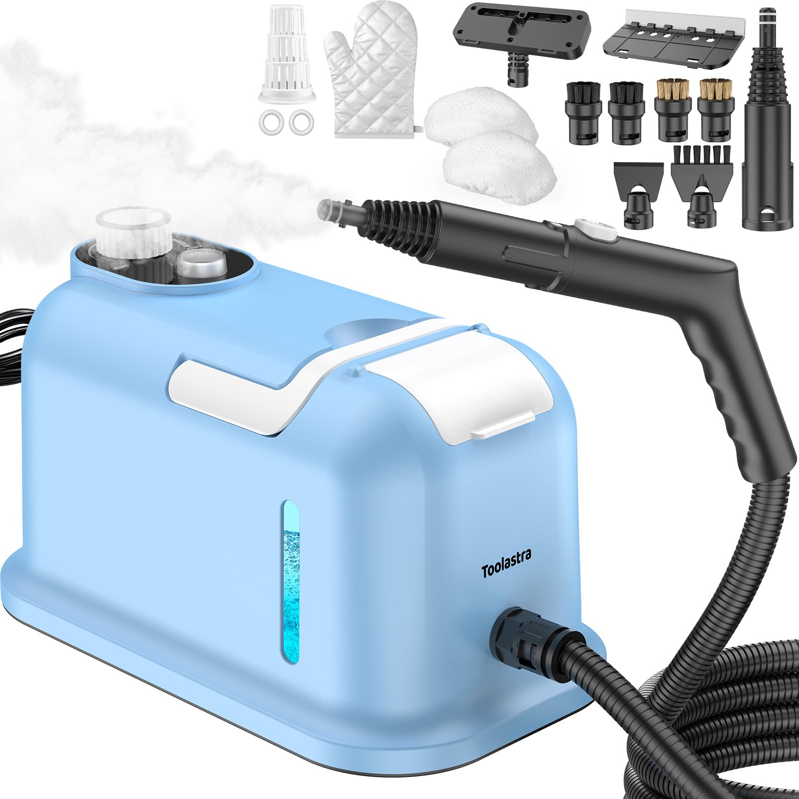 60.87oz Heavy Duty Steam Cleaner 10s Rapid Heating Handheld Steam Cleaner for Home