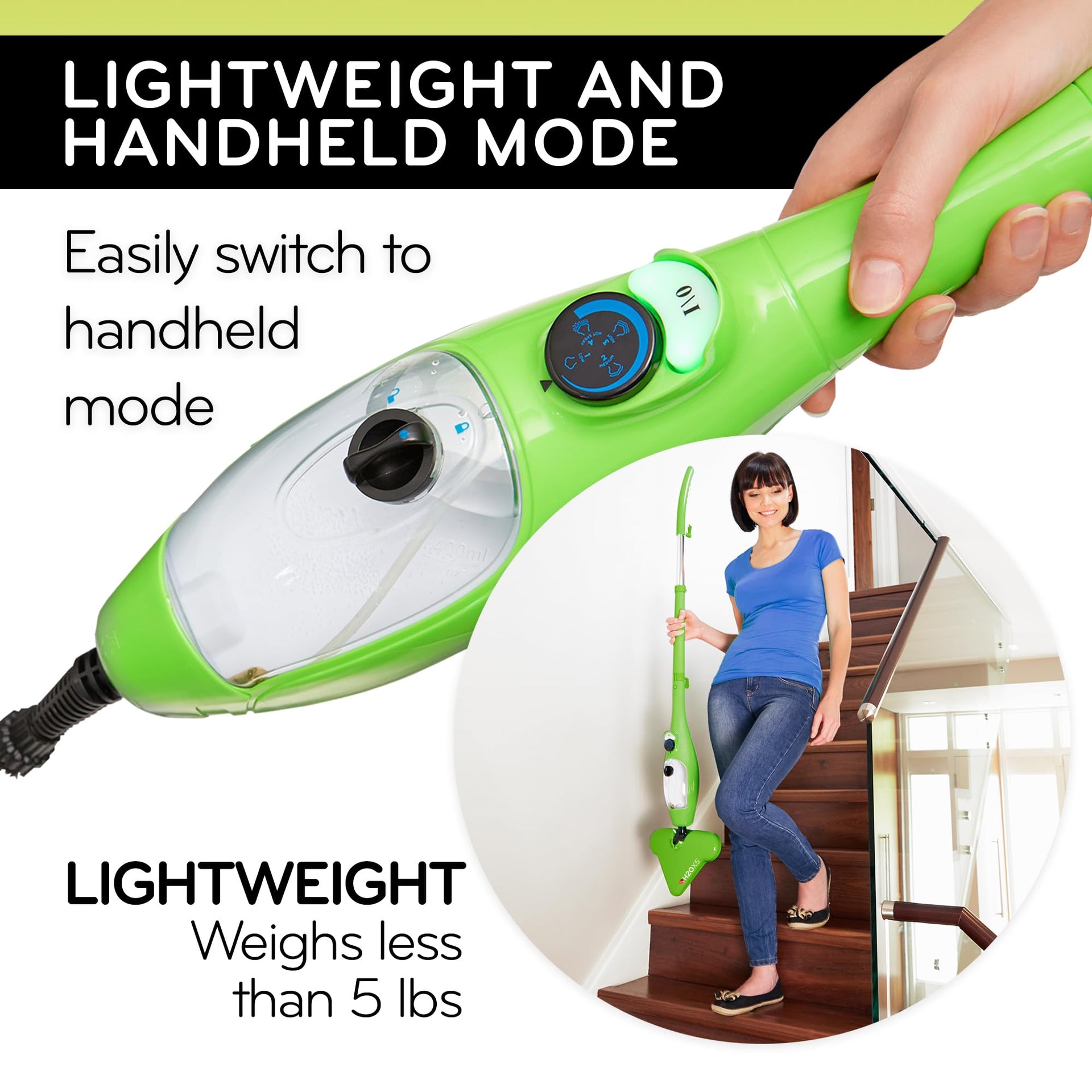 X5 Dual Blast Steam Mop & Handheld Steam Cleaner