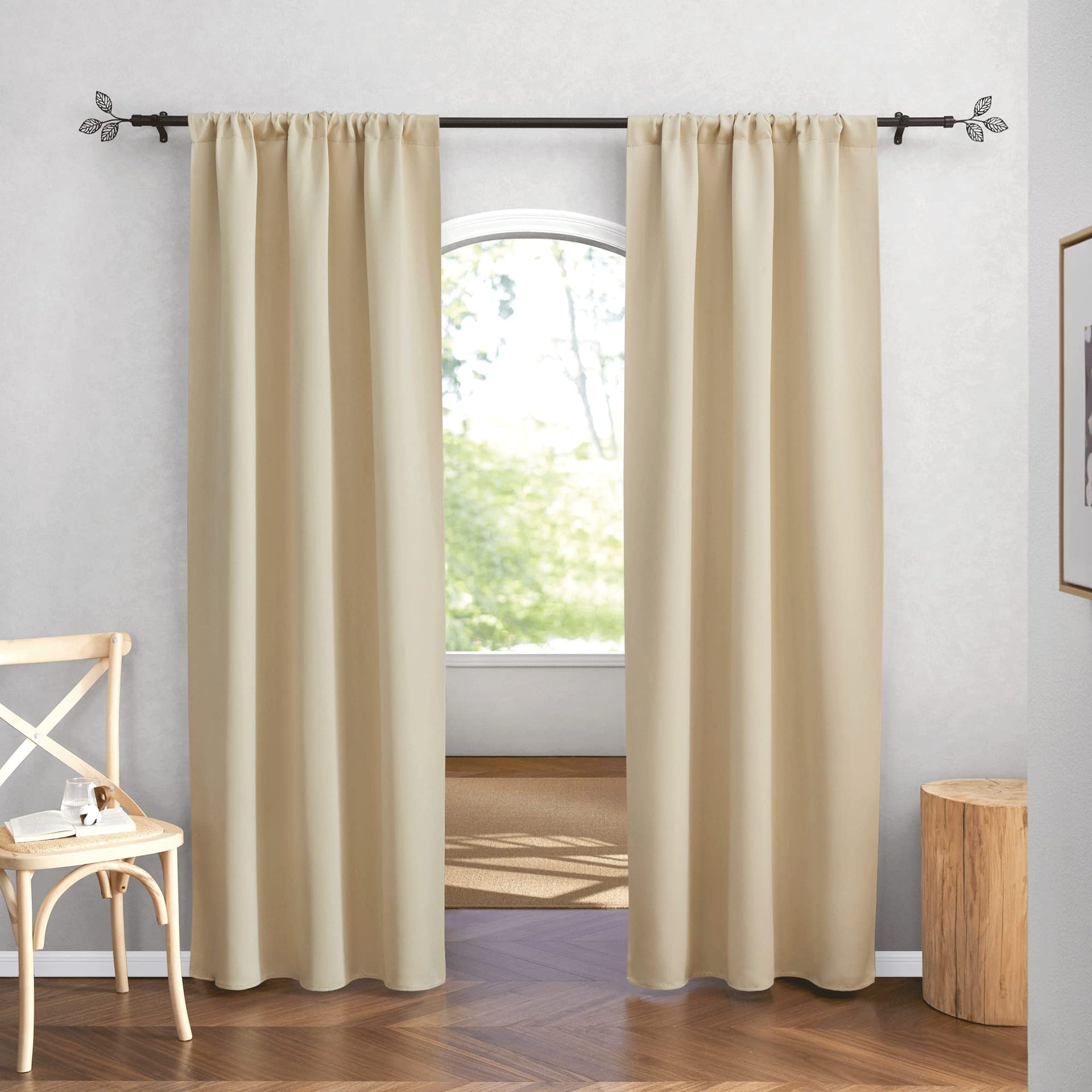 Curtains for Bedroom Living Room Dining Room Office 84 inches Long (2 Count)