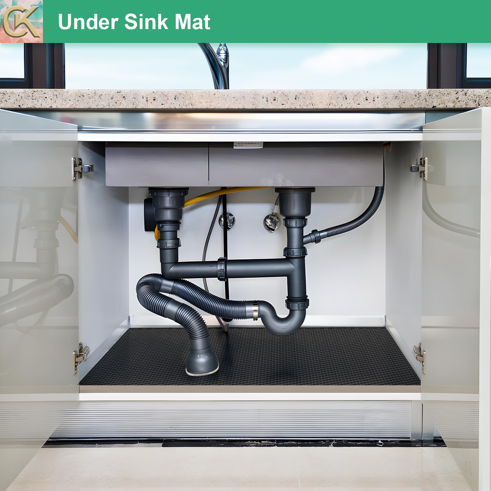 Self Adhesive Shelf Liner Kitchen Liner (691.4 sq inches)