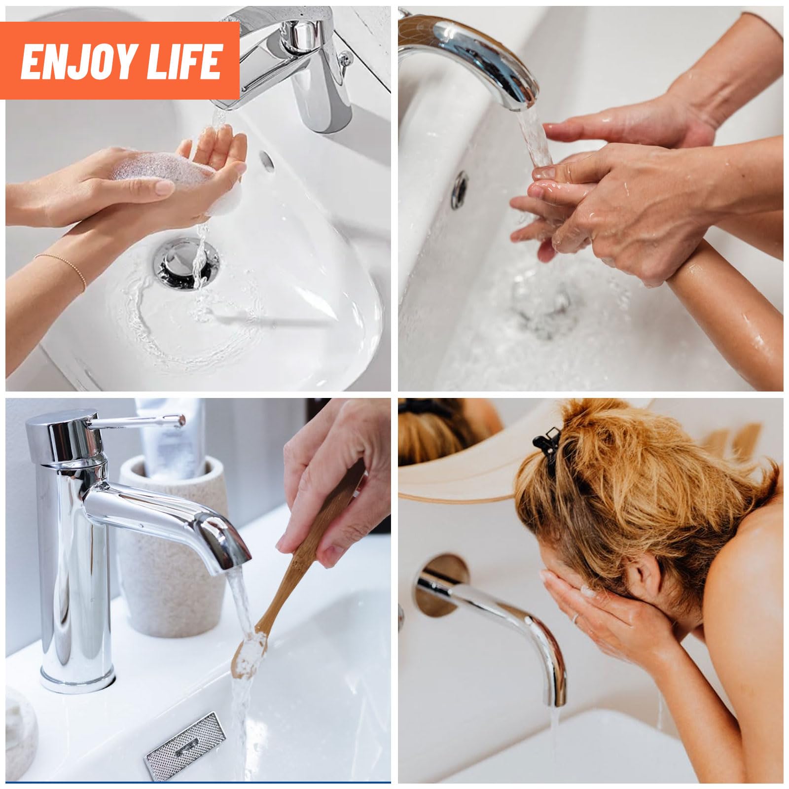 2024 New Pop Up Bathroom Sink Drain Strainer Hair Catcher (2 Count)