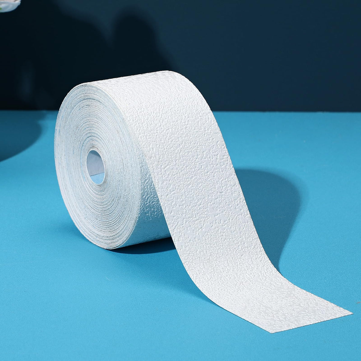 2 Pack Self Adhesive Crack Drywall Joint Repairs Tape 1.5'' x 32' Textured Roll Joint Tape Paintable for Walls Diatom Mud Finish Texture Tapes for Drywall Repair (2 Count)
