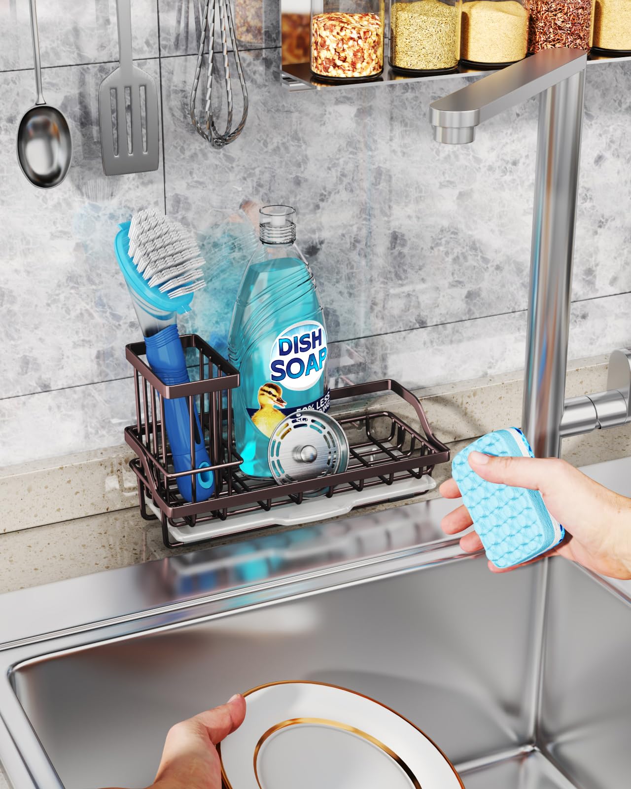 Sink Caddy Kitchen Organizer