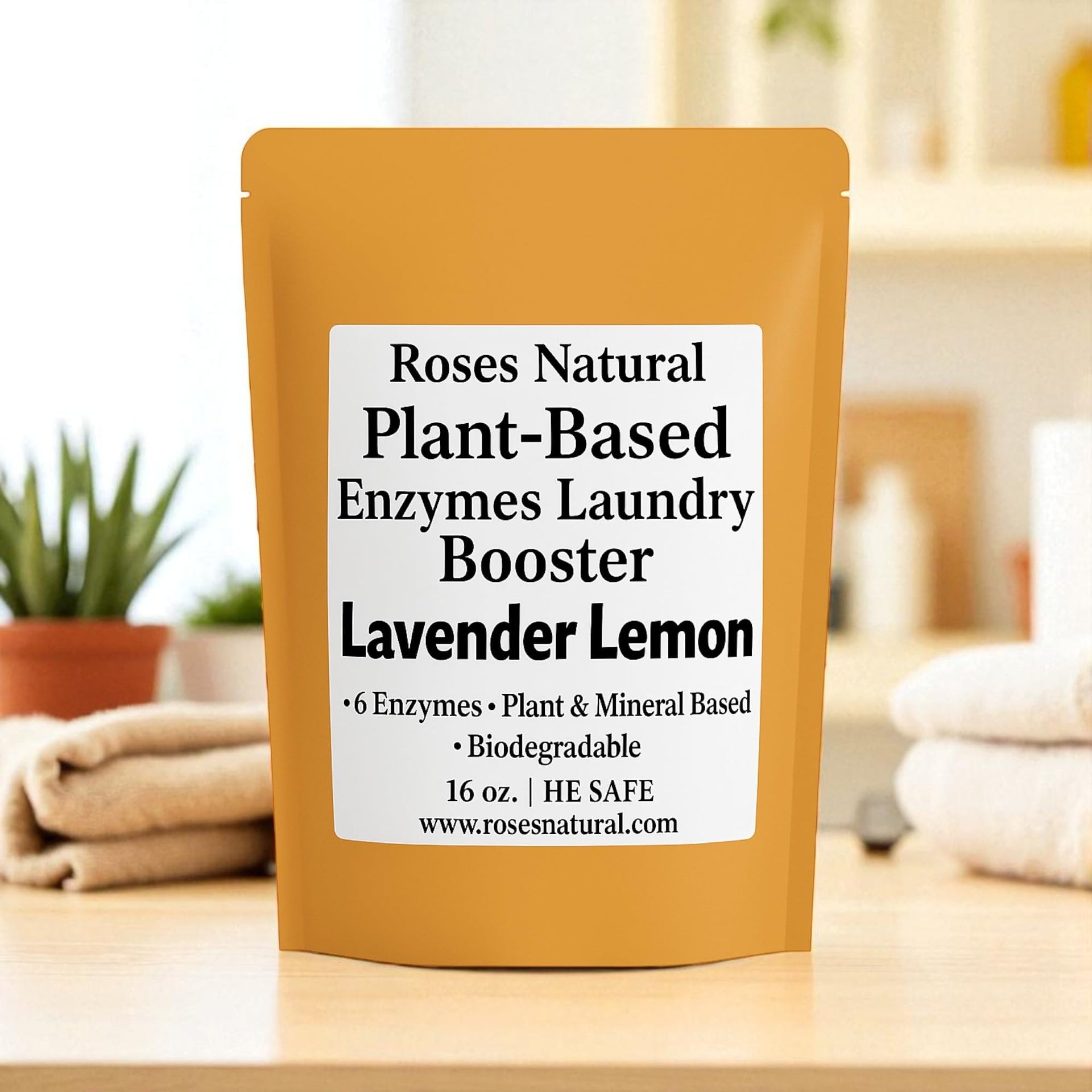 Natural Enzyme Laundry Booster (16 Ounce)