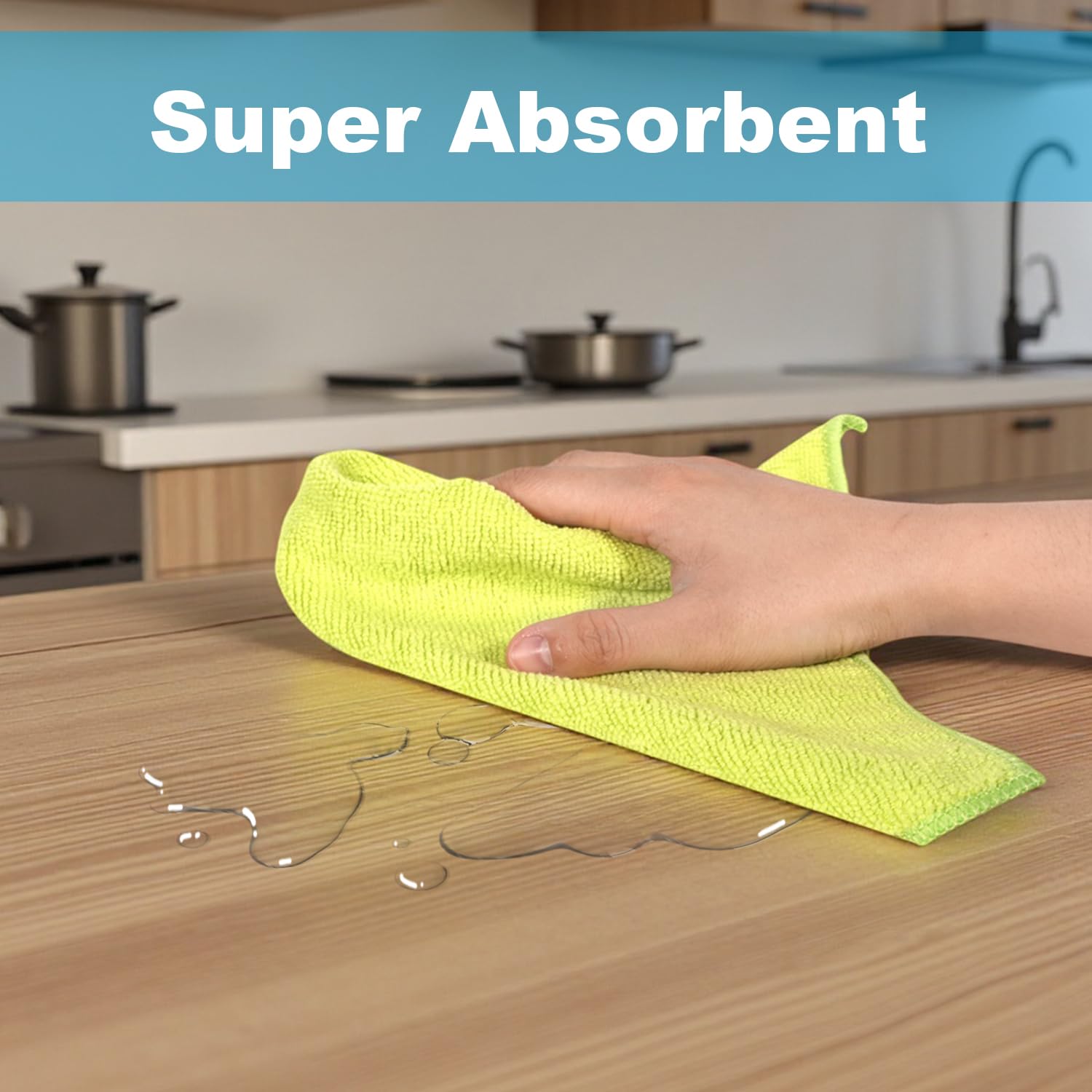 Microfiber Cleaning Cloth (15 Count)