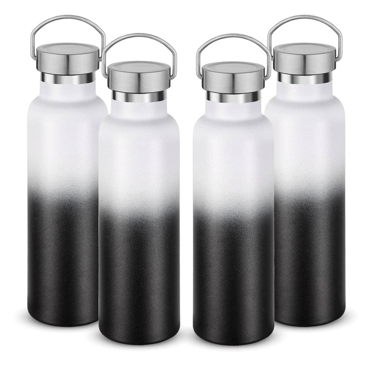 20 oz Insulated Water Bottles Bulk 4 Pack (4 Count)
