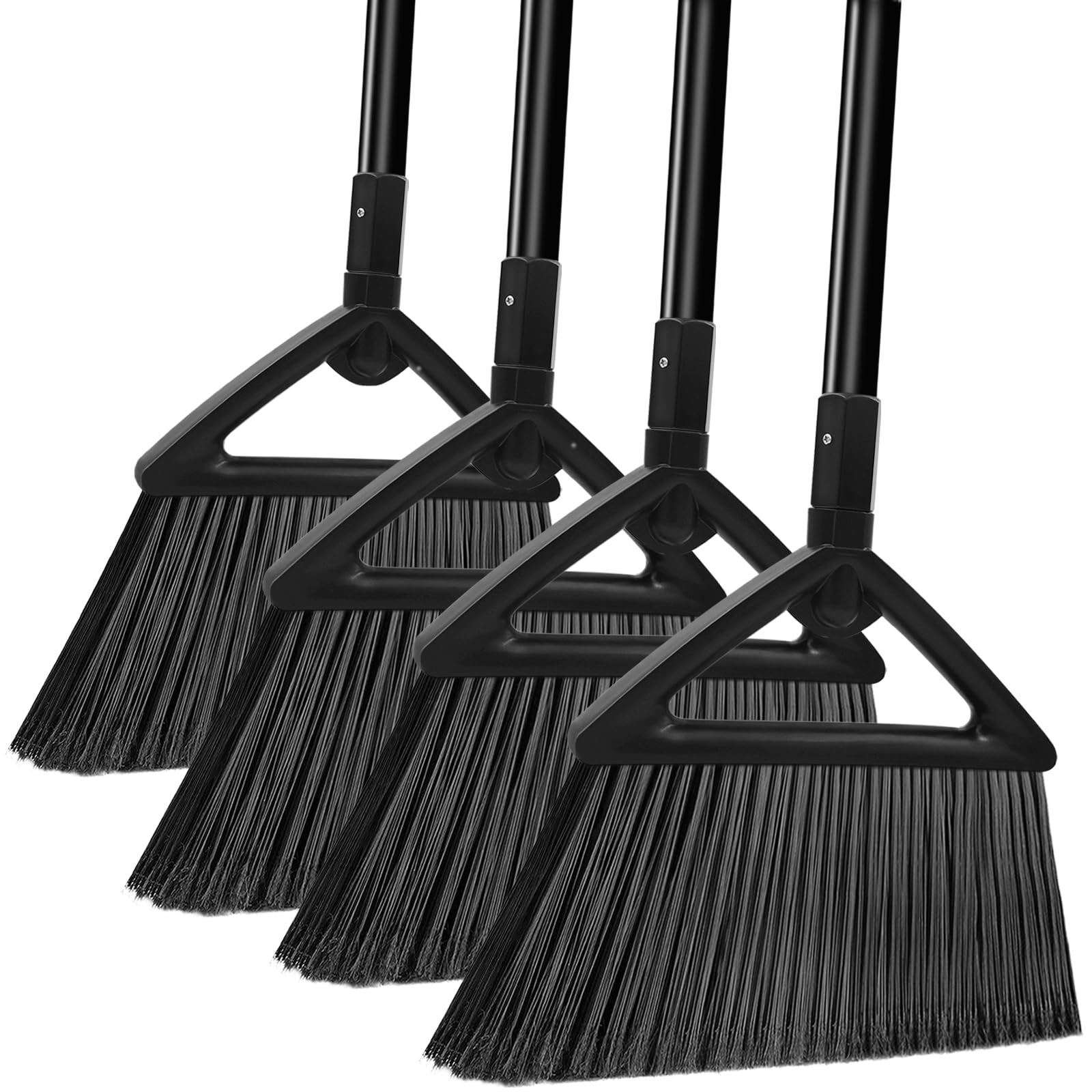 Heavy Duty Broom Outdoor Indoor (4 Count)