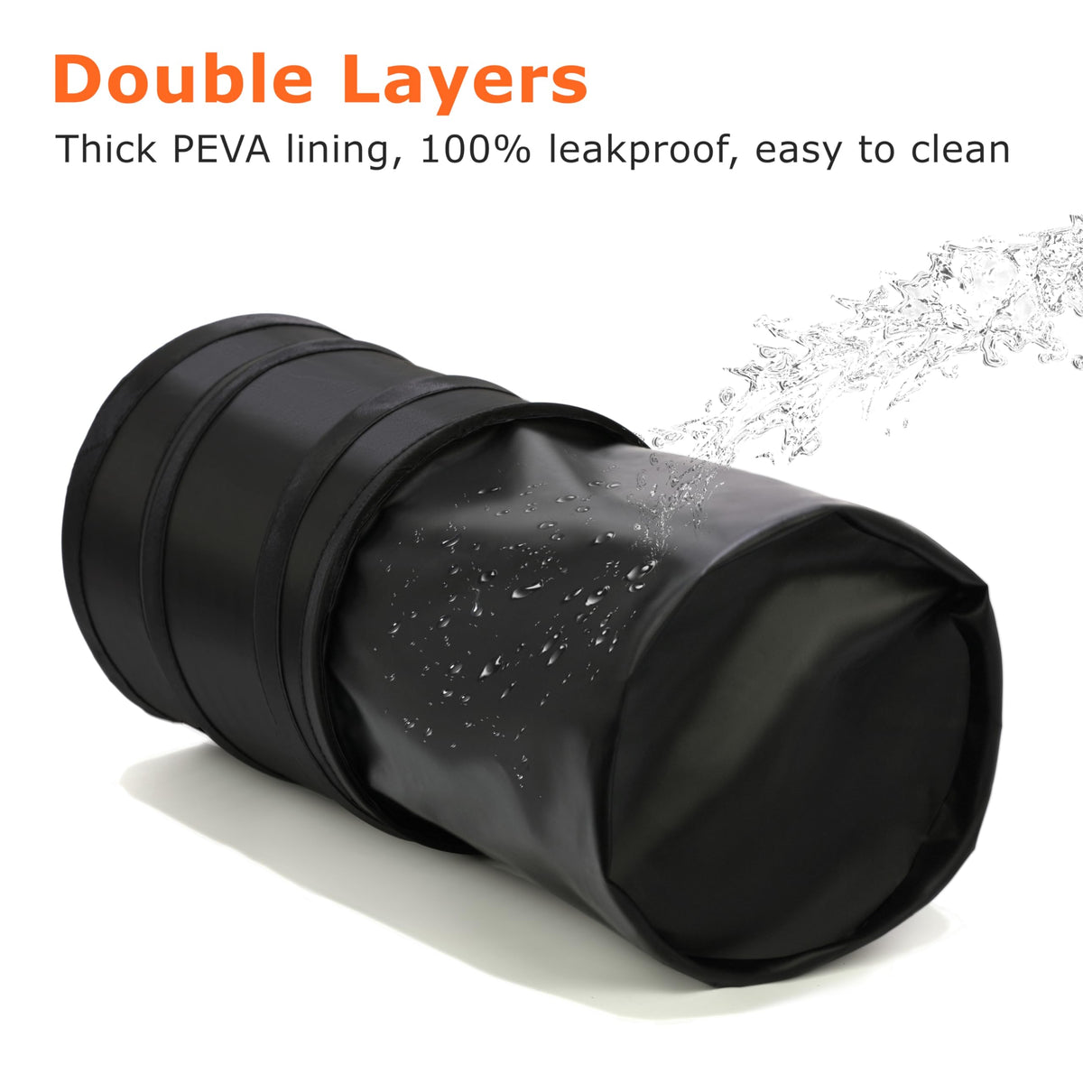 4 Gallons New Leakproof Car Trash Can