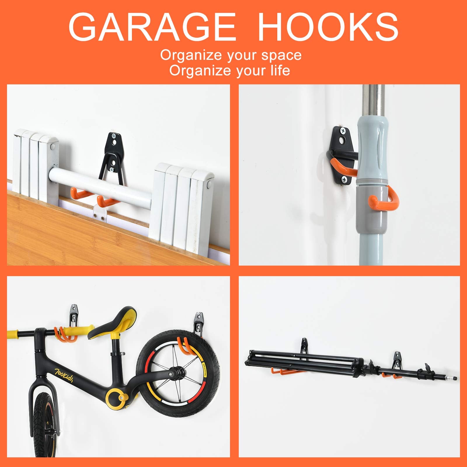 Garage Hooks Heavy Duty (10 Count)