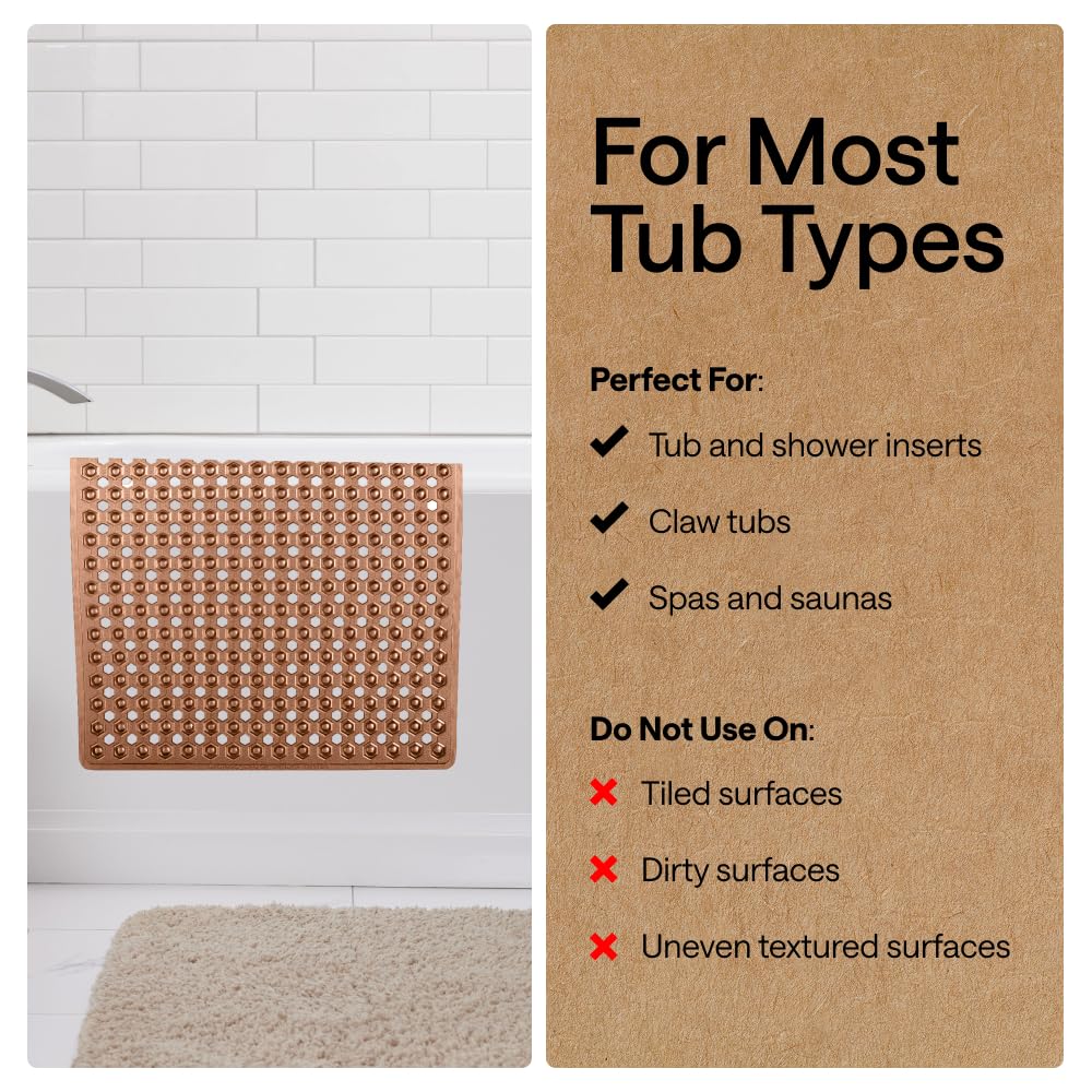 Patented Bath Tub Shower Mat