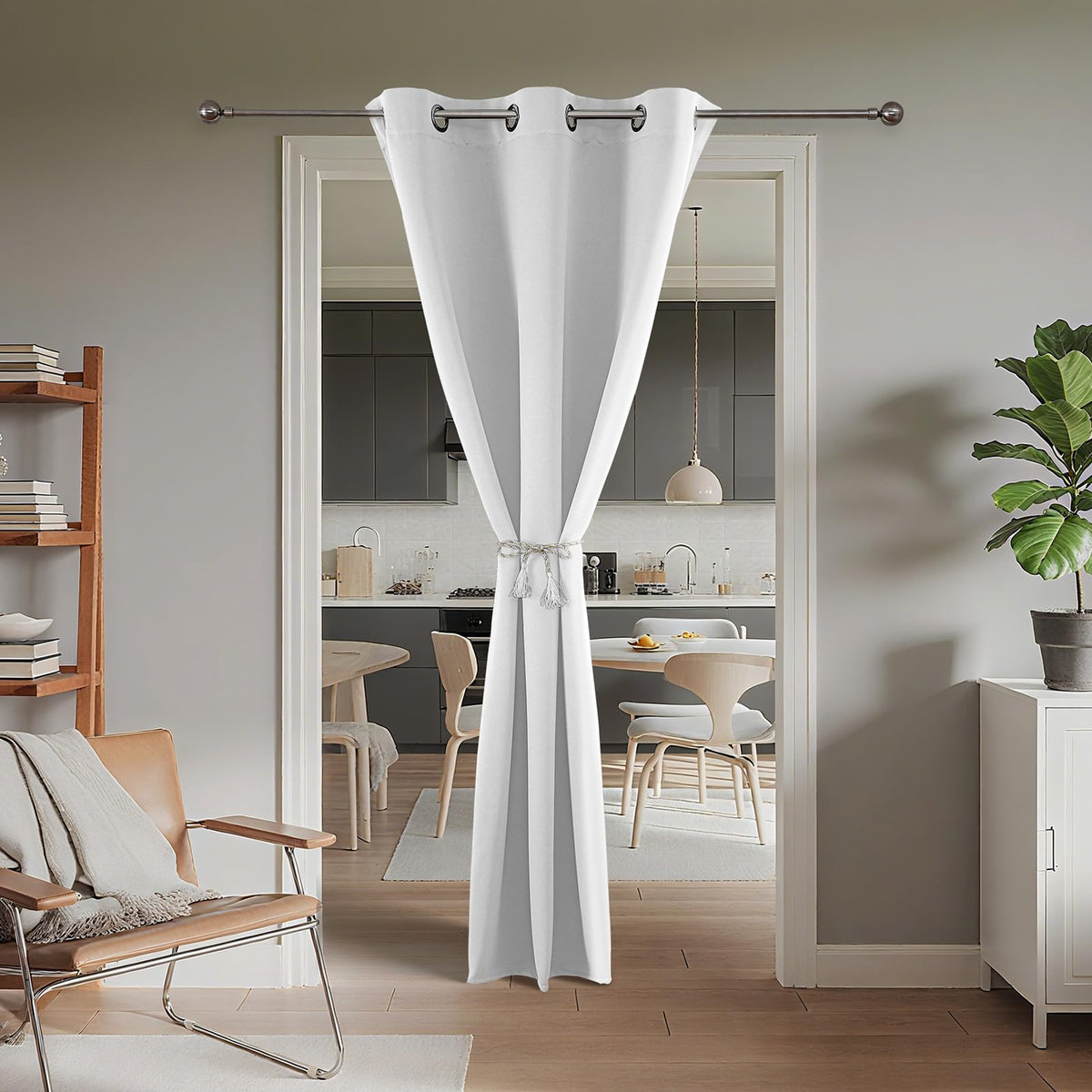 Door Curtain Blackout Curtains for Doorway Privacy Closet Drapes