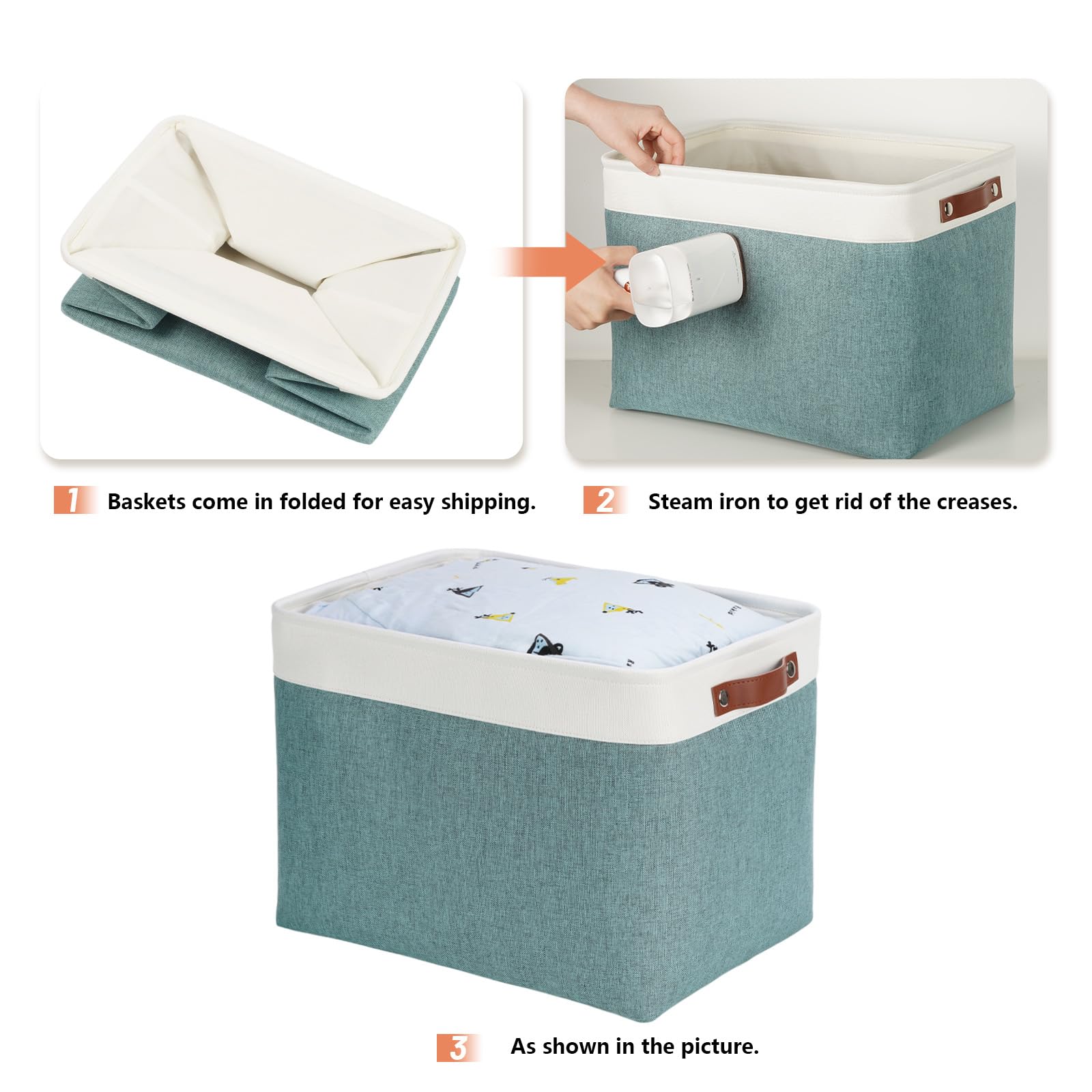 Large Storage Baskets (3 Count)