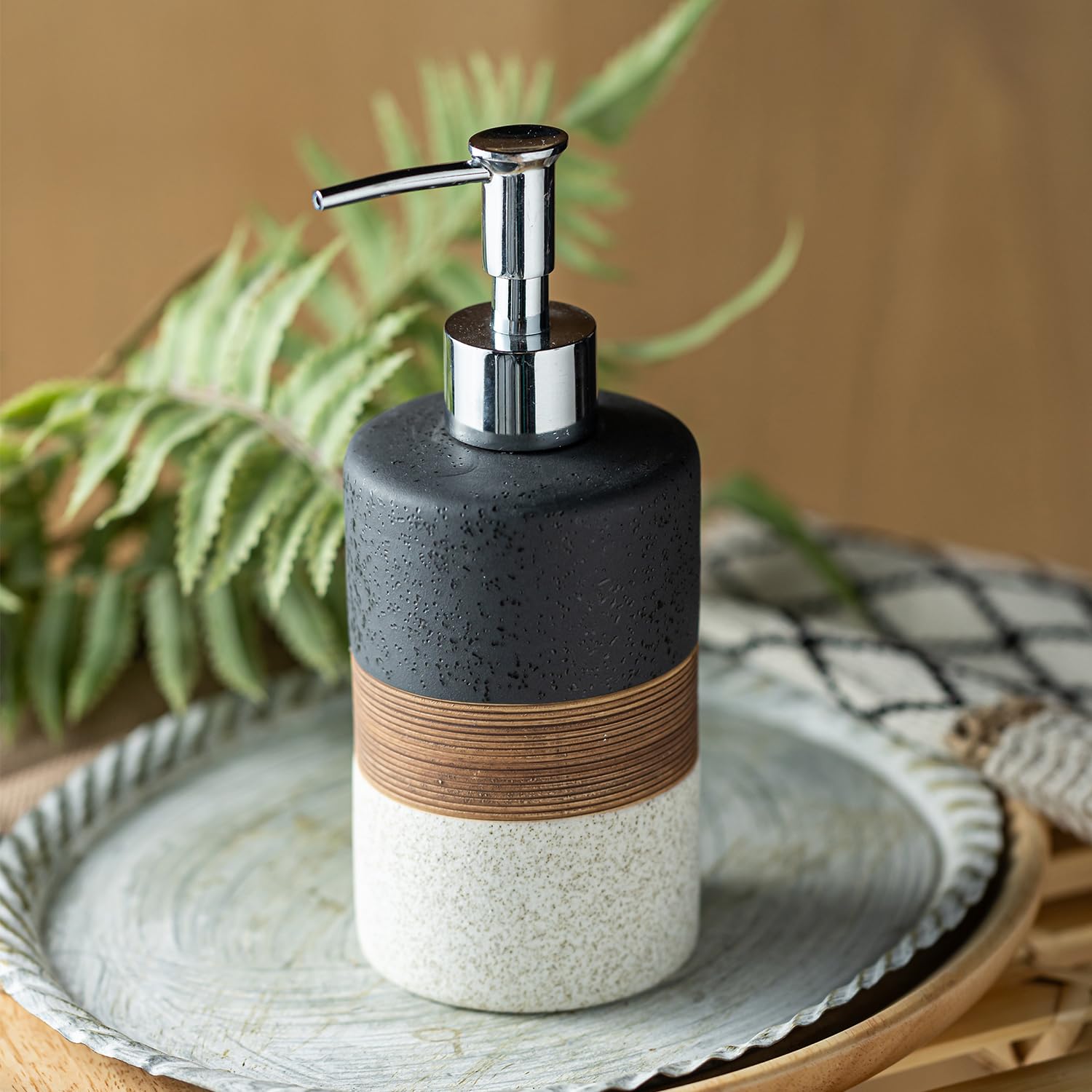 Ceramic Dish Soap Dispenser for Kitchen (2 Count)
