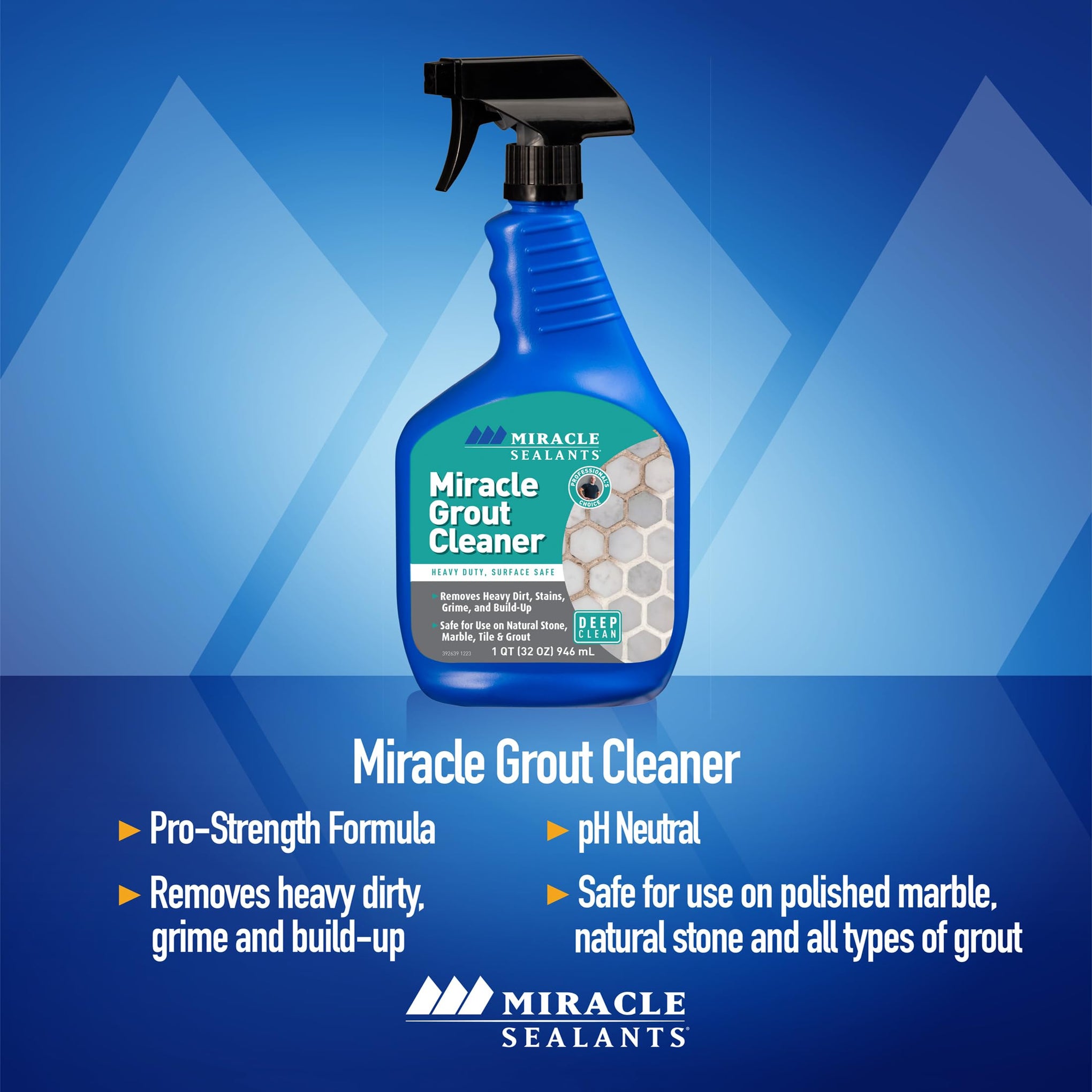 Heavy Duty Grout Cleaner Spray for Tile (192 Fl Oz)