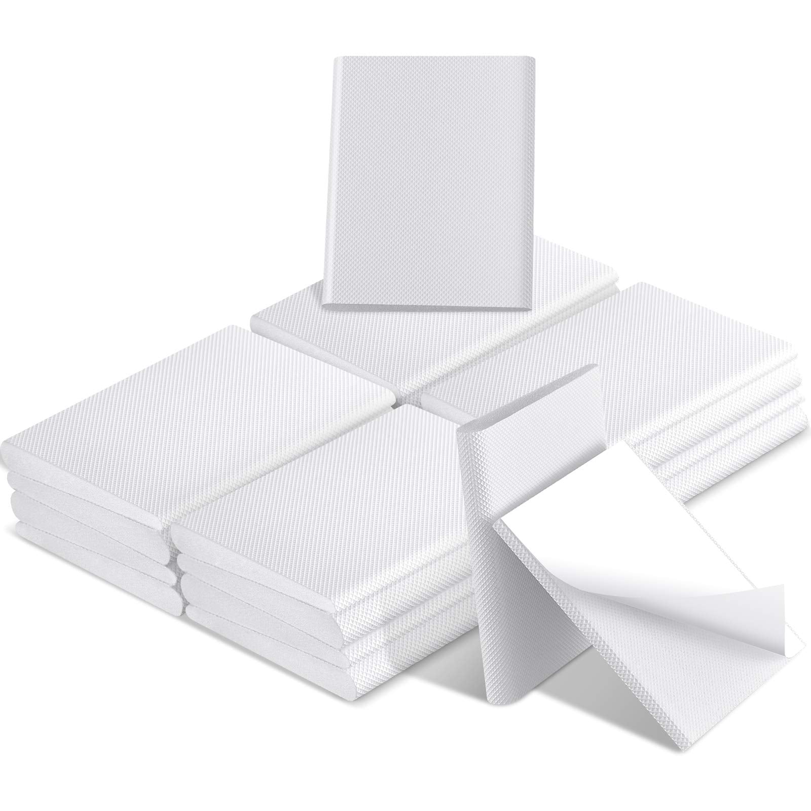 32 Pieces Door Corner Seal Pads Adhesive Weatherstripping (32 Count)
