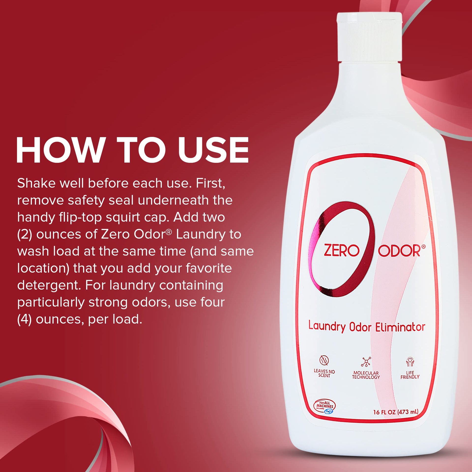 Laundry Odor Eliminator for Clothes (48 Fl Oz)