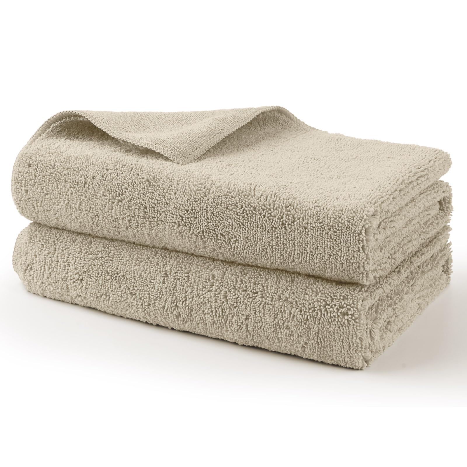 Professional Large Microfiber Car Drying Towels 2 Pack (2 Count)