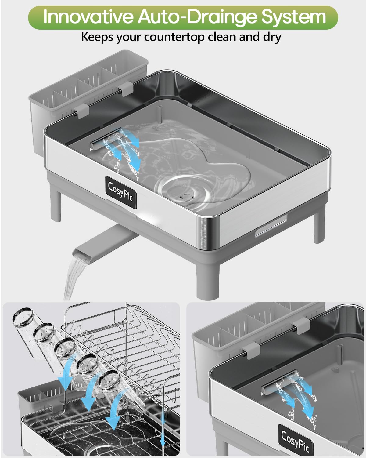 2 Tier Dish Drying Rack