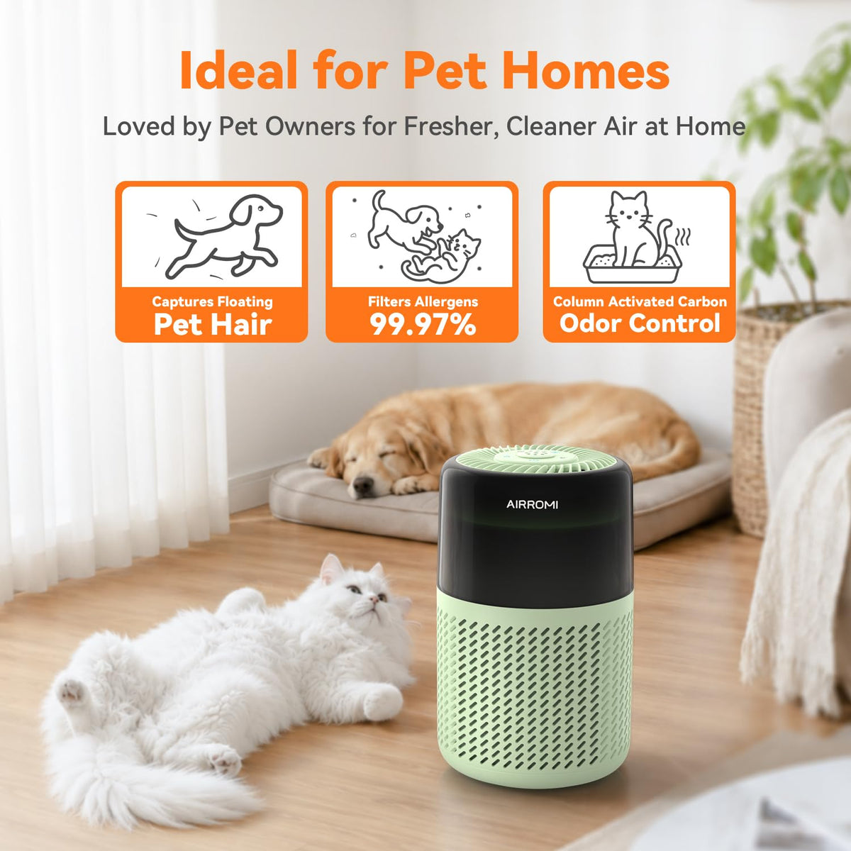 HEPA Air Purifier for Bedroom&Home