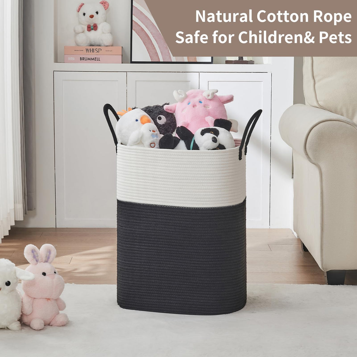 Laundry Basket with Handles