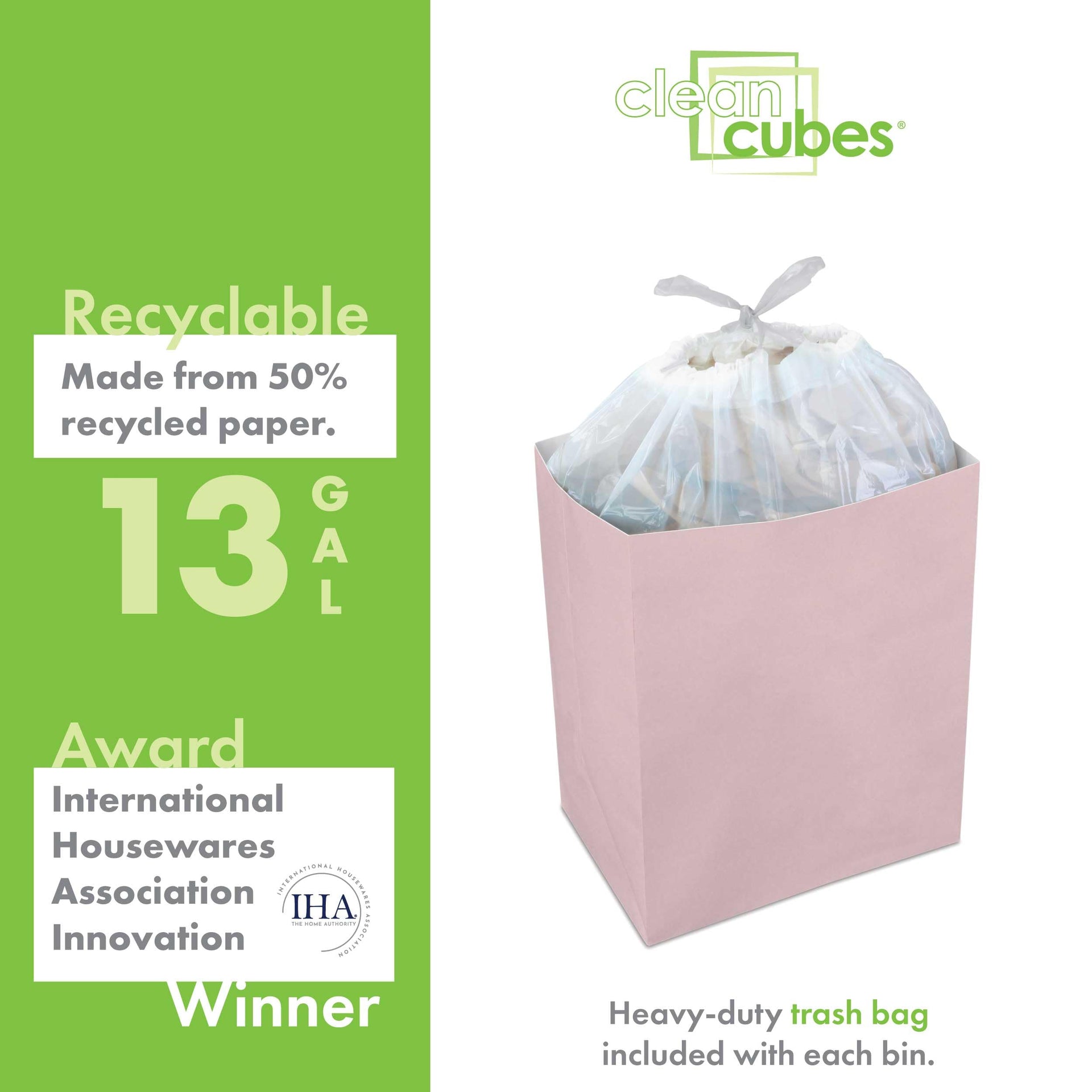 13 Gallon Disposable Pop (3 Count)