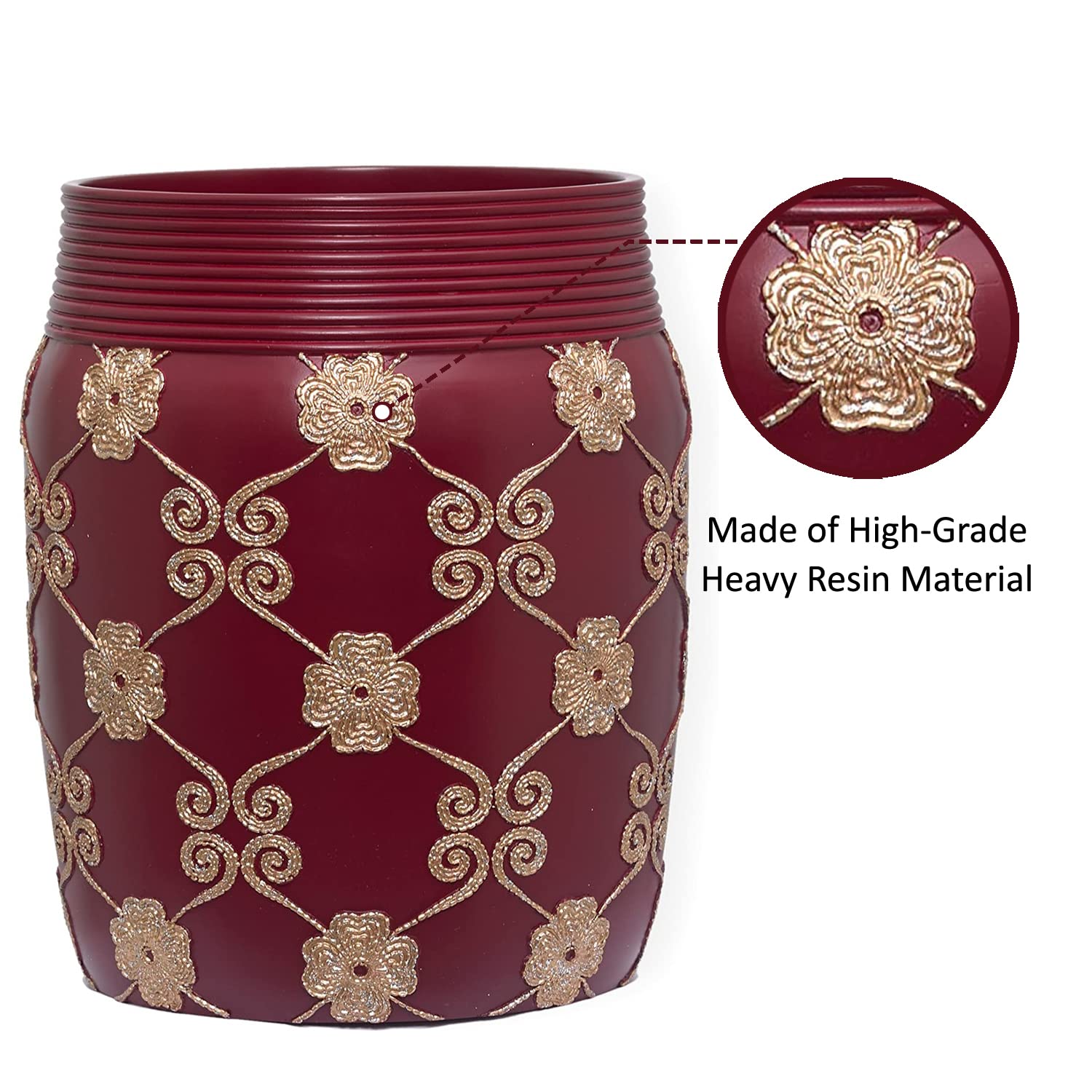 Decorative Trash Can for Bathroom