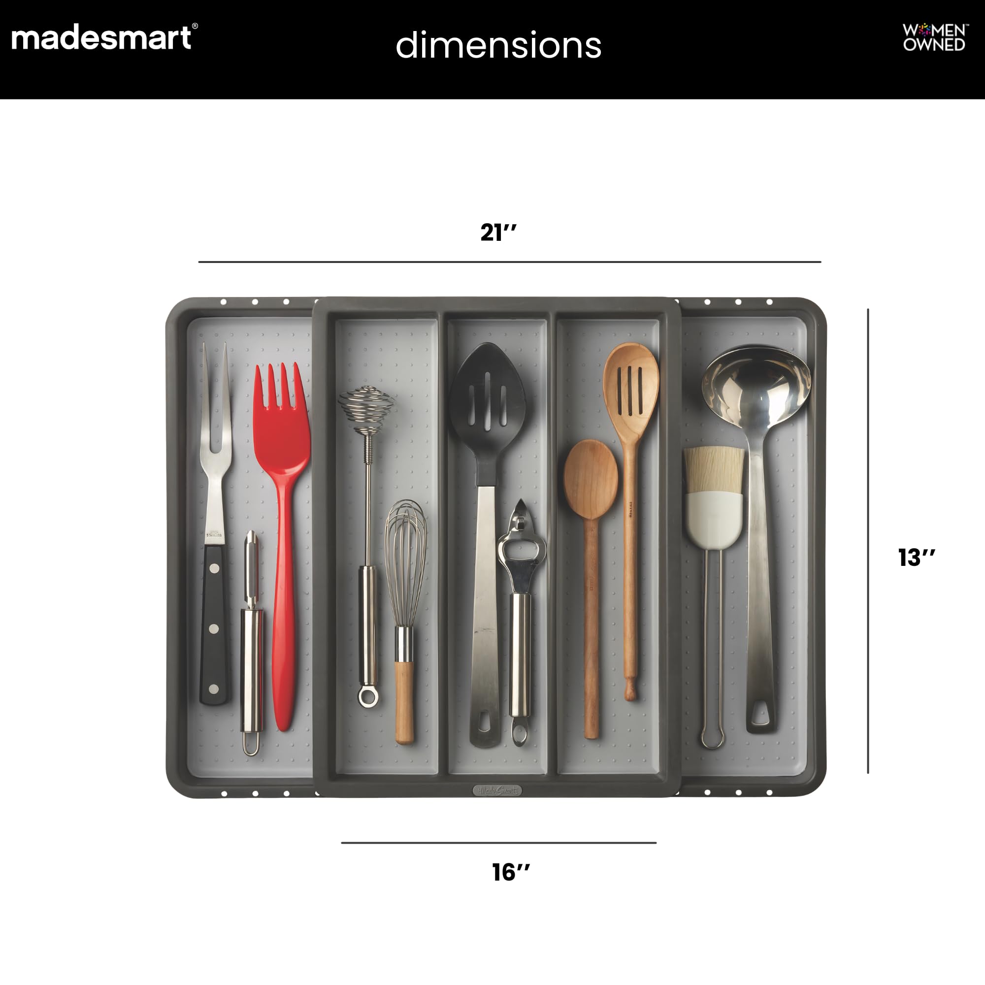 Classic Expandable Compartment Utensil Tray