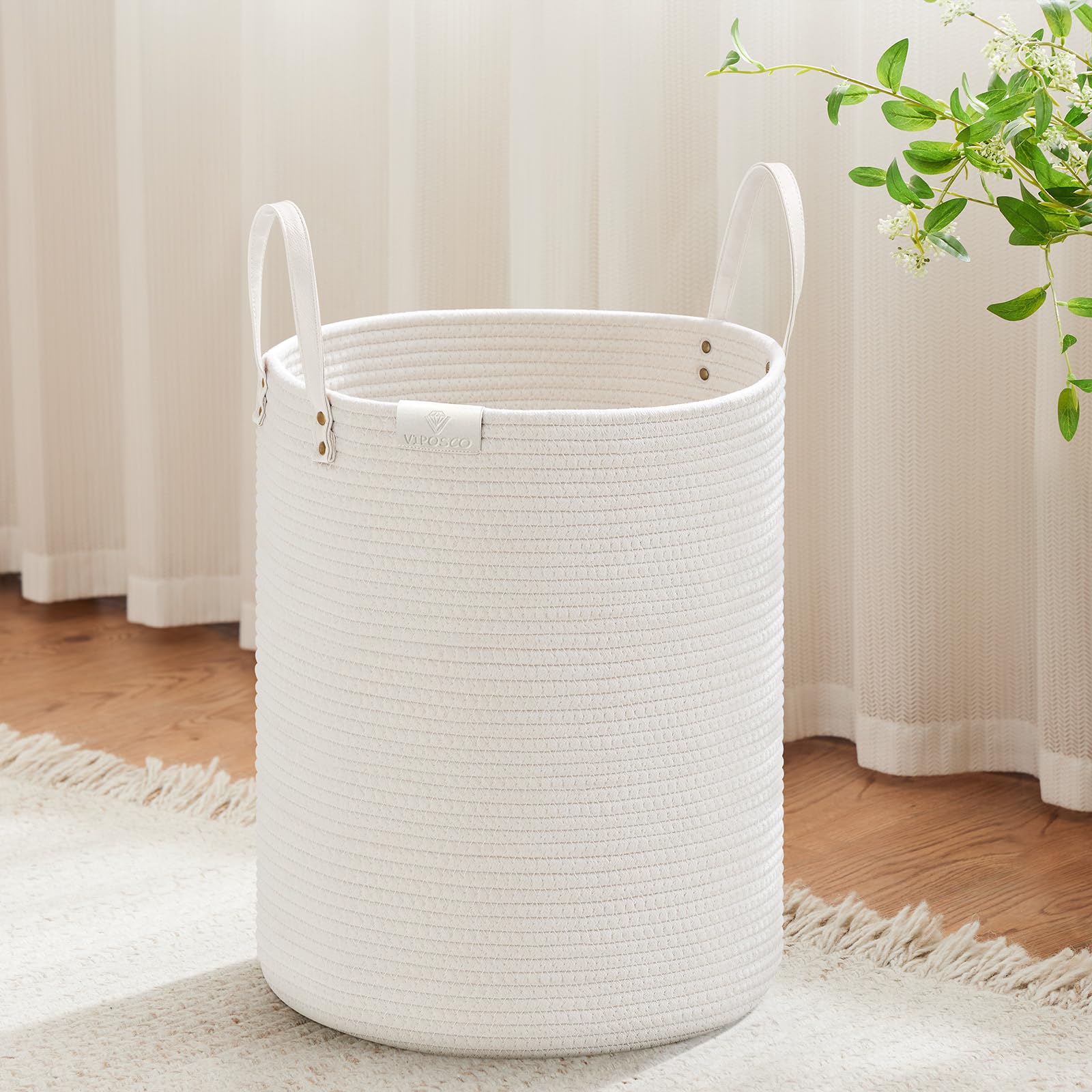 53L Tall Woven Rope Laundry Hamper (1792.1432 Fl Oz) - ModHome Supplies