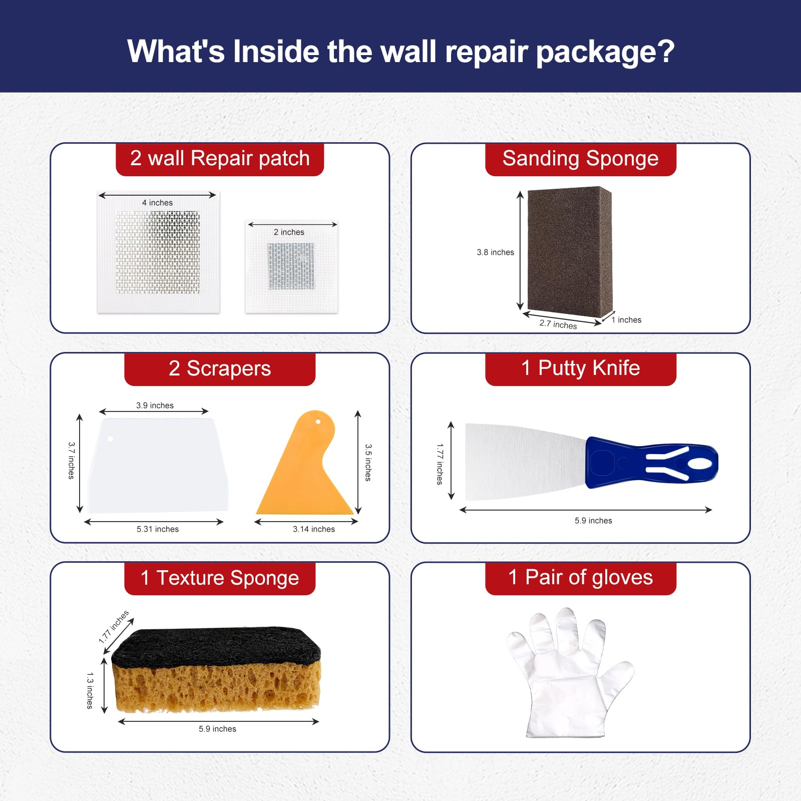 17.2Oz Drywall Patch Repair Kit