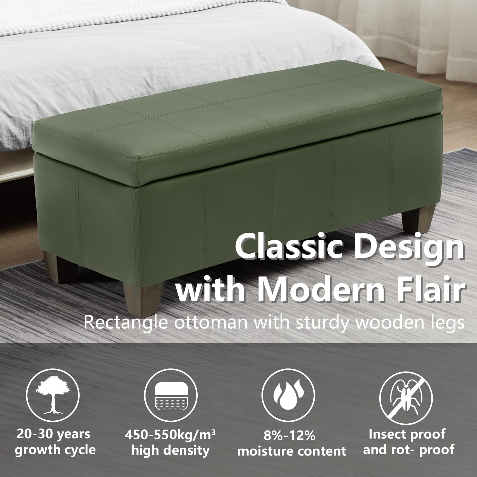 41" Storage Ottoman