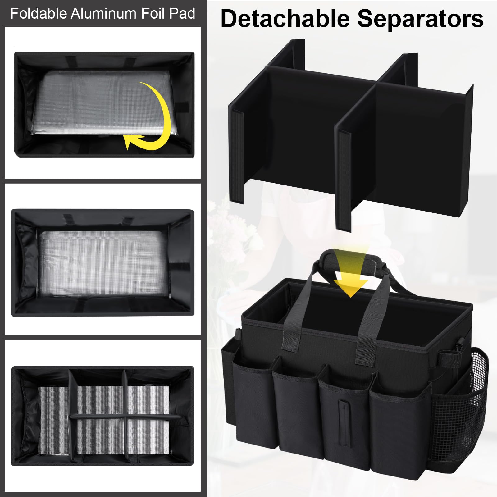 Wearable Large Cleaning Caddy Bag for Housekeepers
