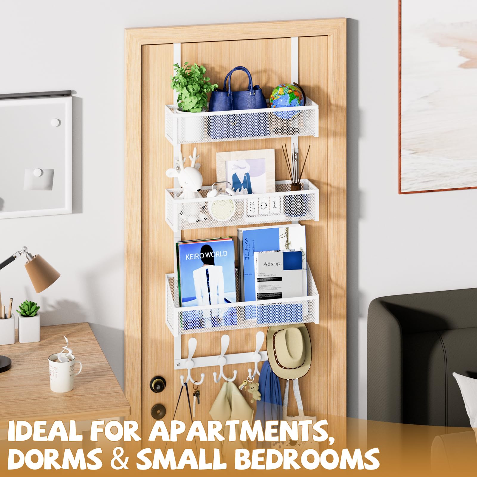 Over The Door Hooks Organizer