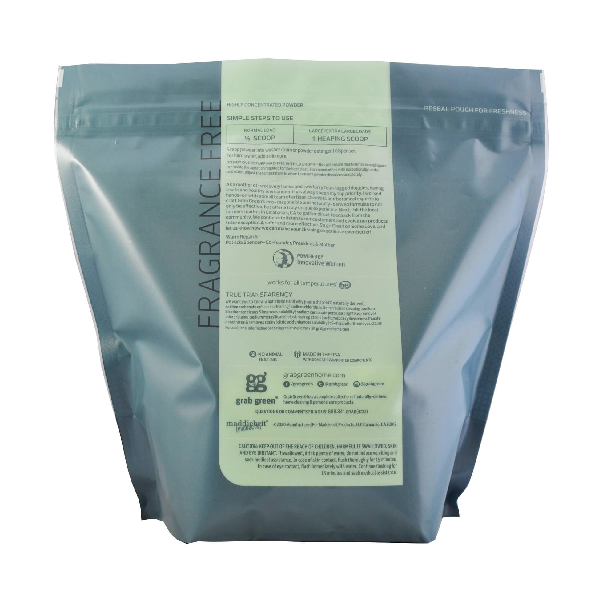 3-in-1 Laundry Detergent Powder, 4 lbs, 100 Loads, Unscented (4 Ounce)
