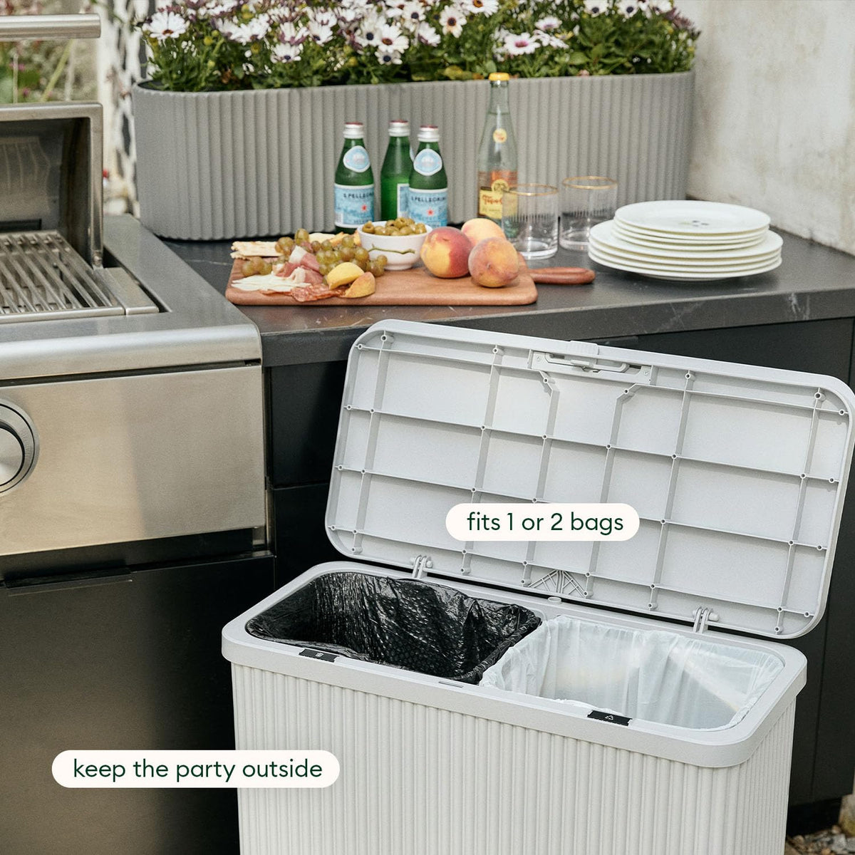 Tambour Waste Bin