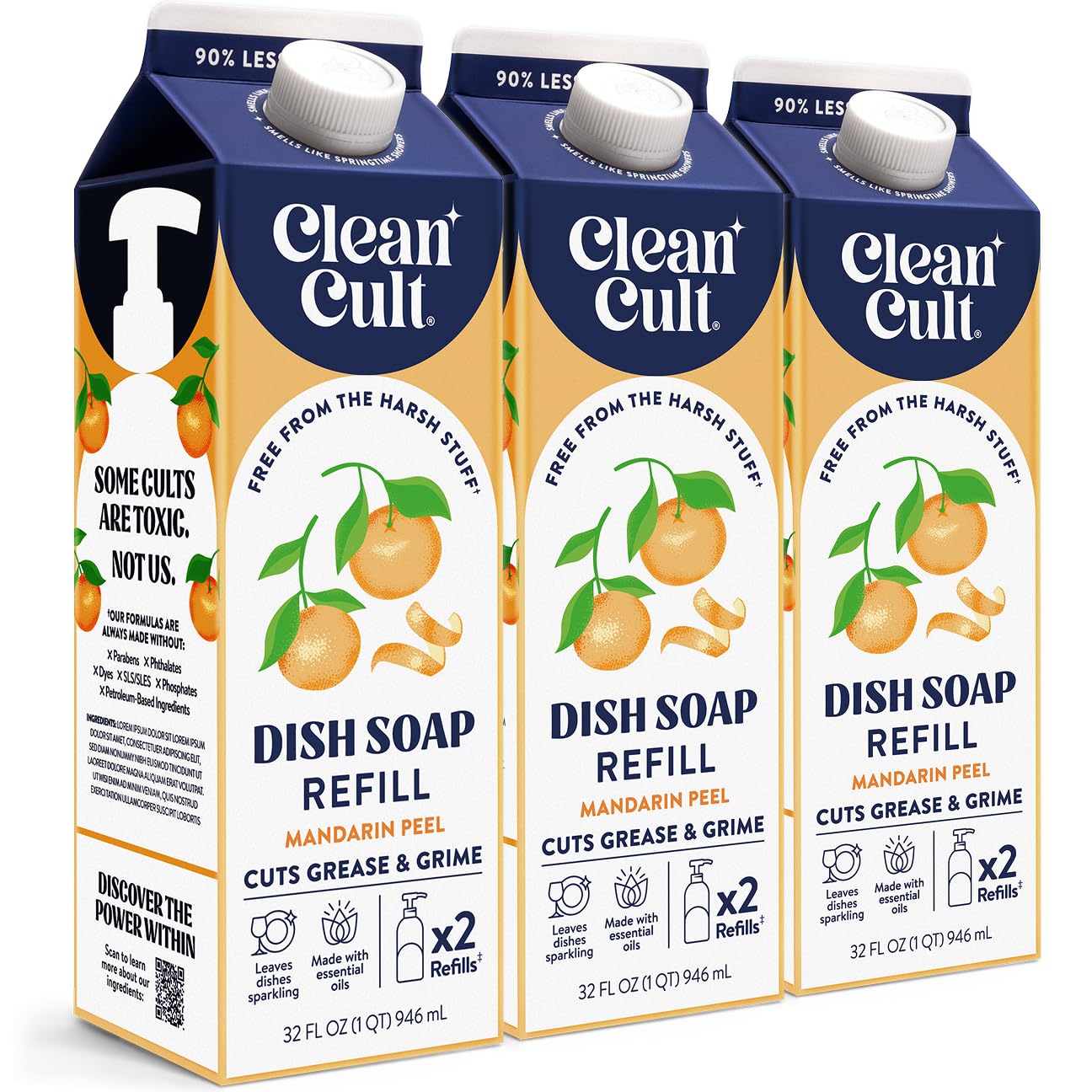 Dish Soap Liquid Refills (96 Fl Oz)