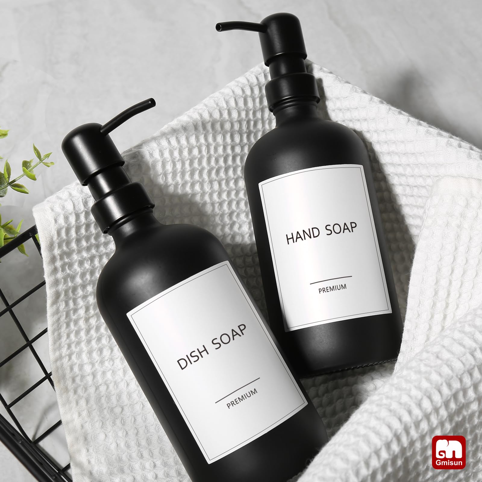 Black Soap Dispenser (2 Count)