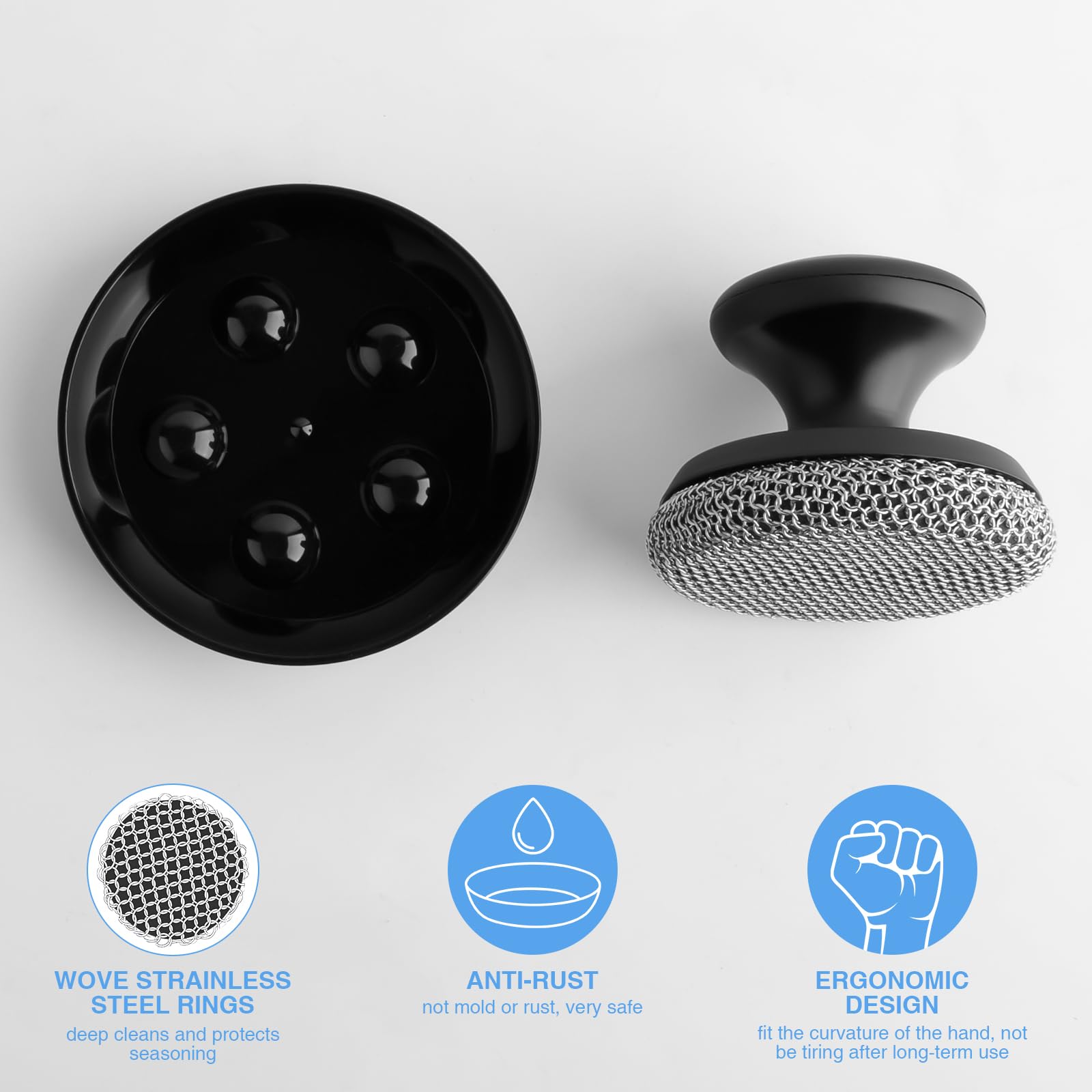 Cast Iron Scrubber Cleaner (3.2 Ounce) - ModHome Supplies