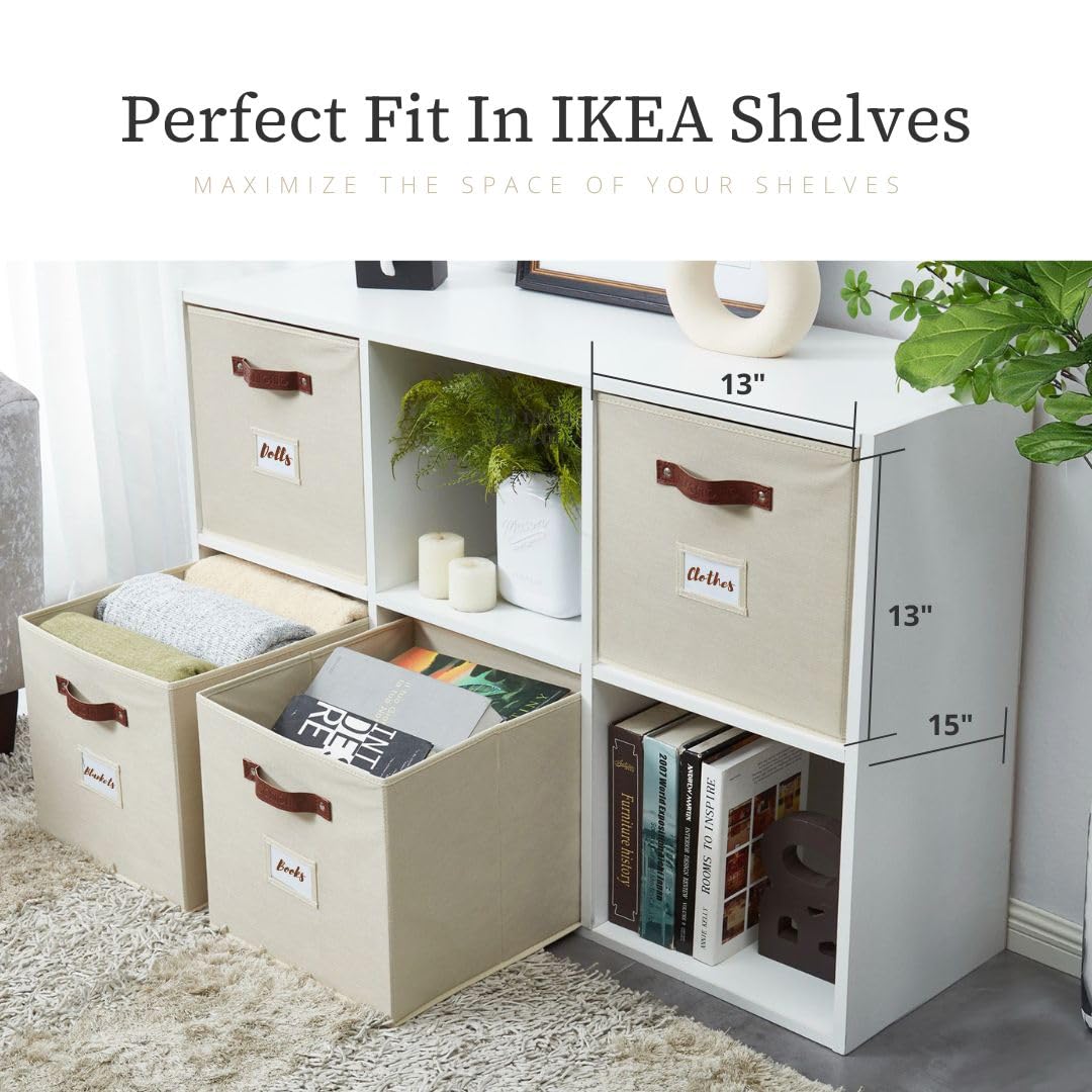 Storage Bins Storage Baskets for Shelves (4 Count)