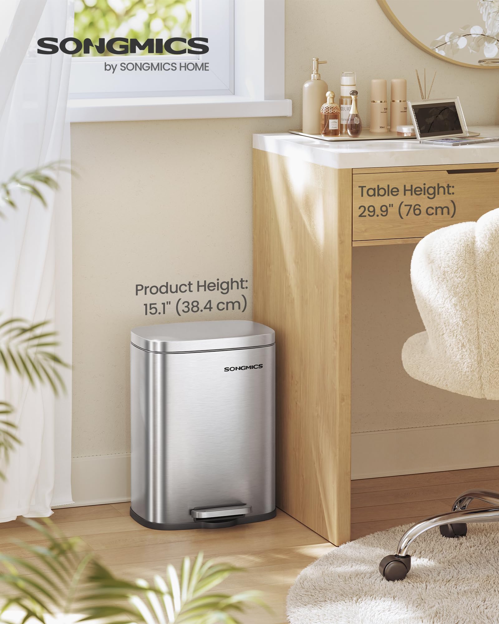 Stainless Steel Trash Can