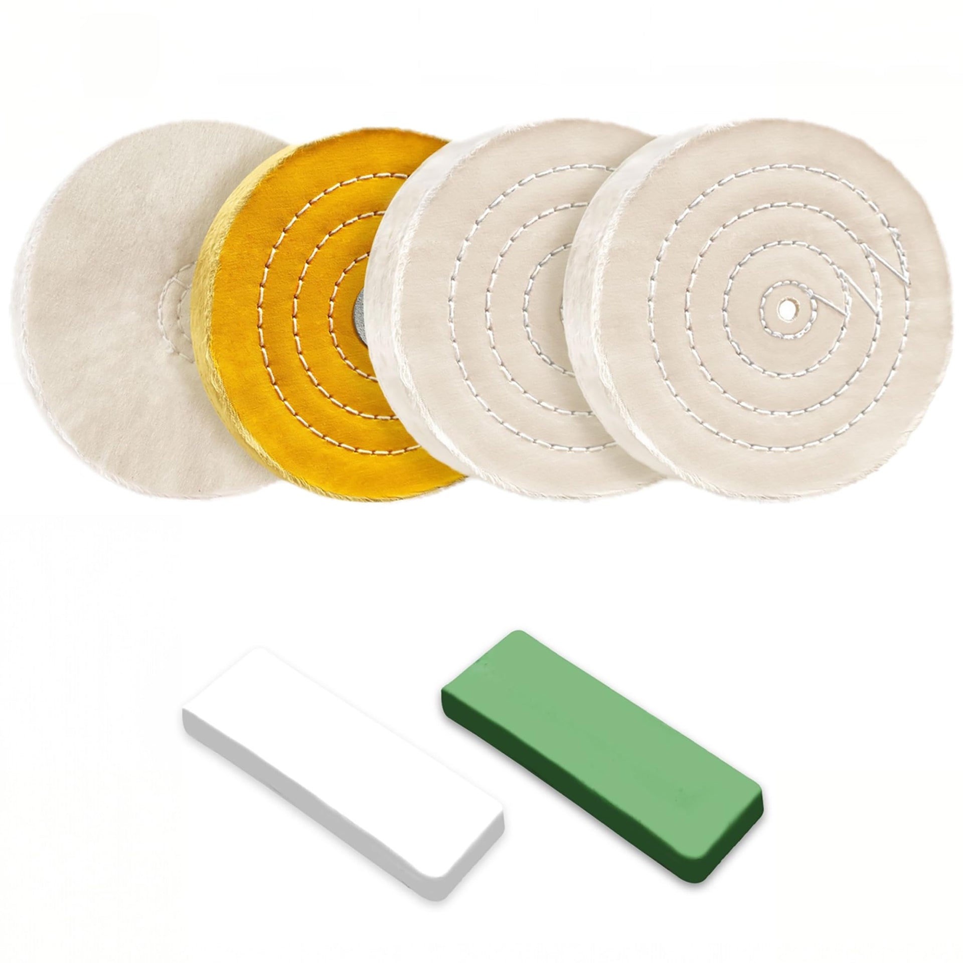 6 Inch Polishing Wheel for Bench Grinder (6 Count)
