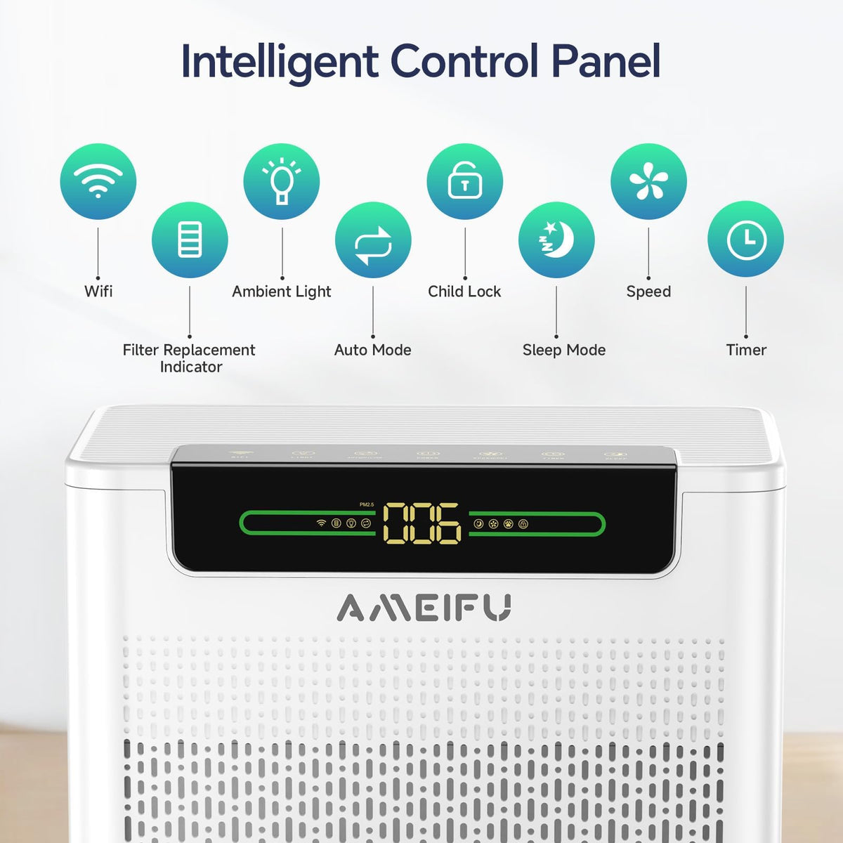 Air Purifiers for Home Large Room Up to 3000 ft²with Smart APP Control