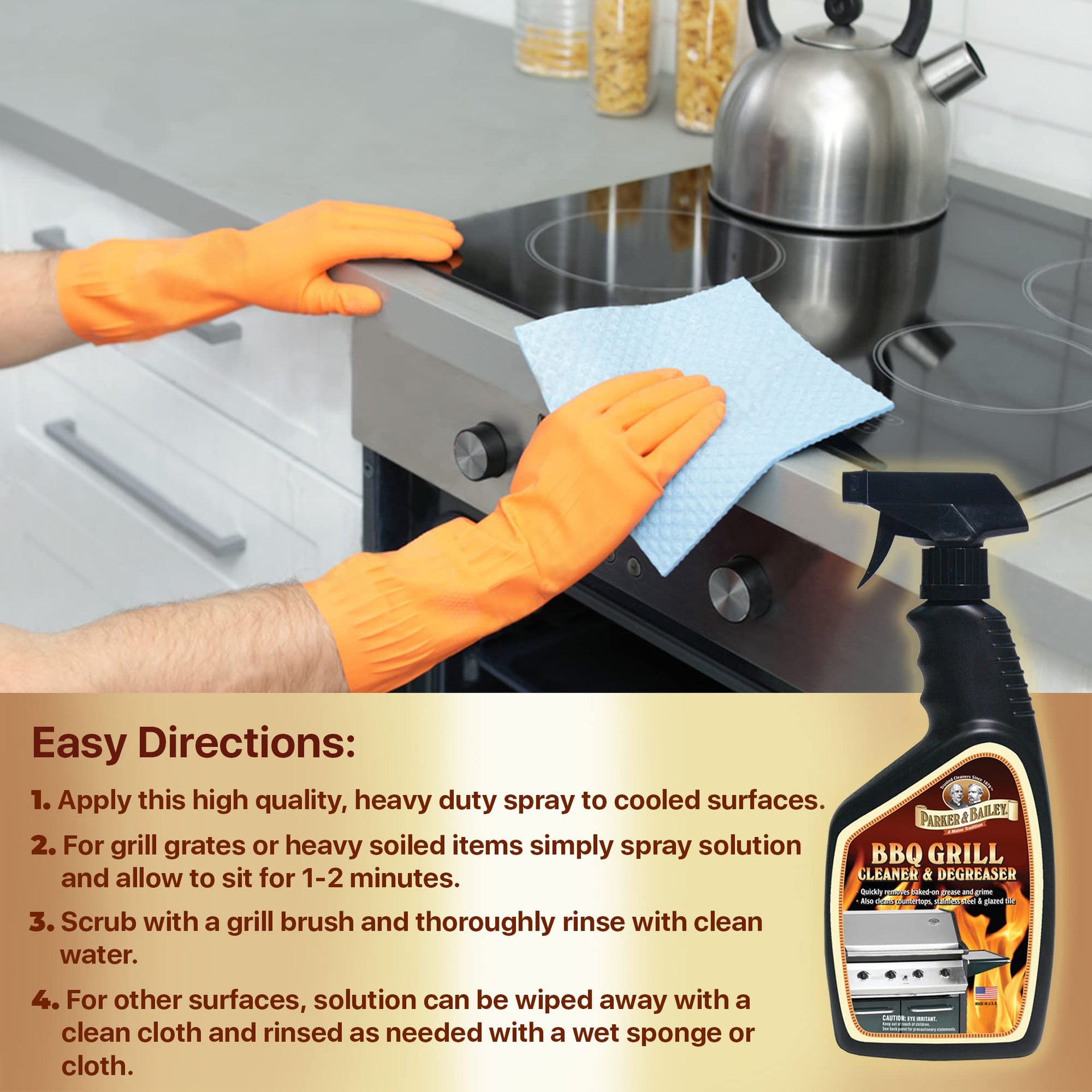 Grill Cleaner and Degreaser (24 Fl Oz)